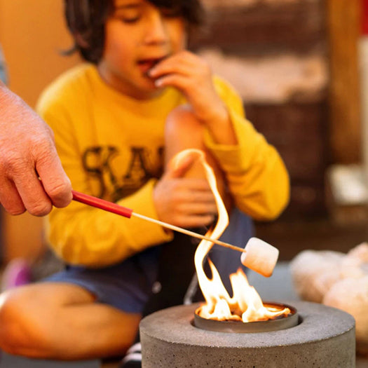 Classic Cylinder Concrete Fire Pit - Energize Trek