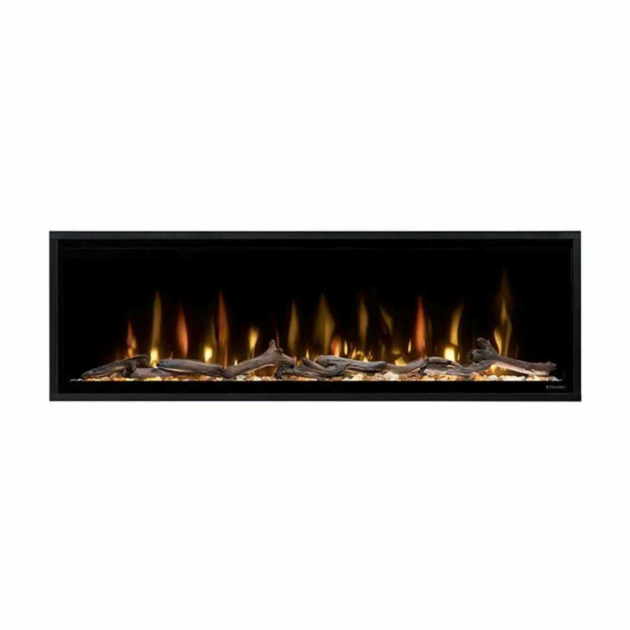 Dimplex Ignite Evolve Built-In Frosted Tumbled Glass Linear Electric Fireplace With Heat Boost System & Trim Kit (SAK59214) - Energize Trek