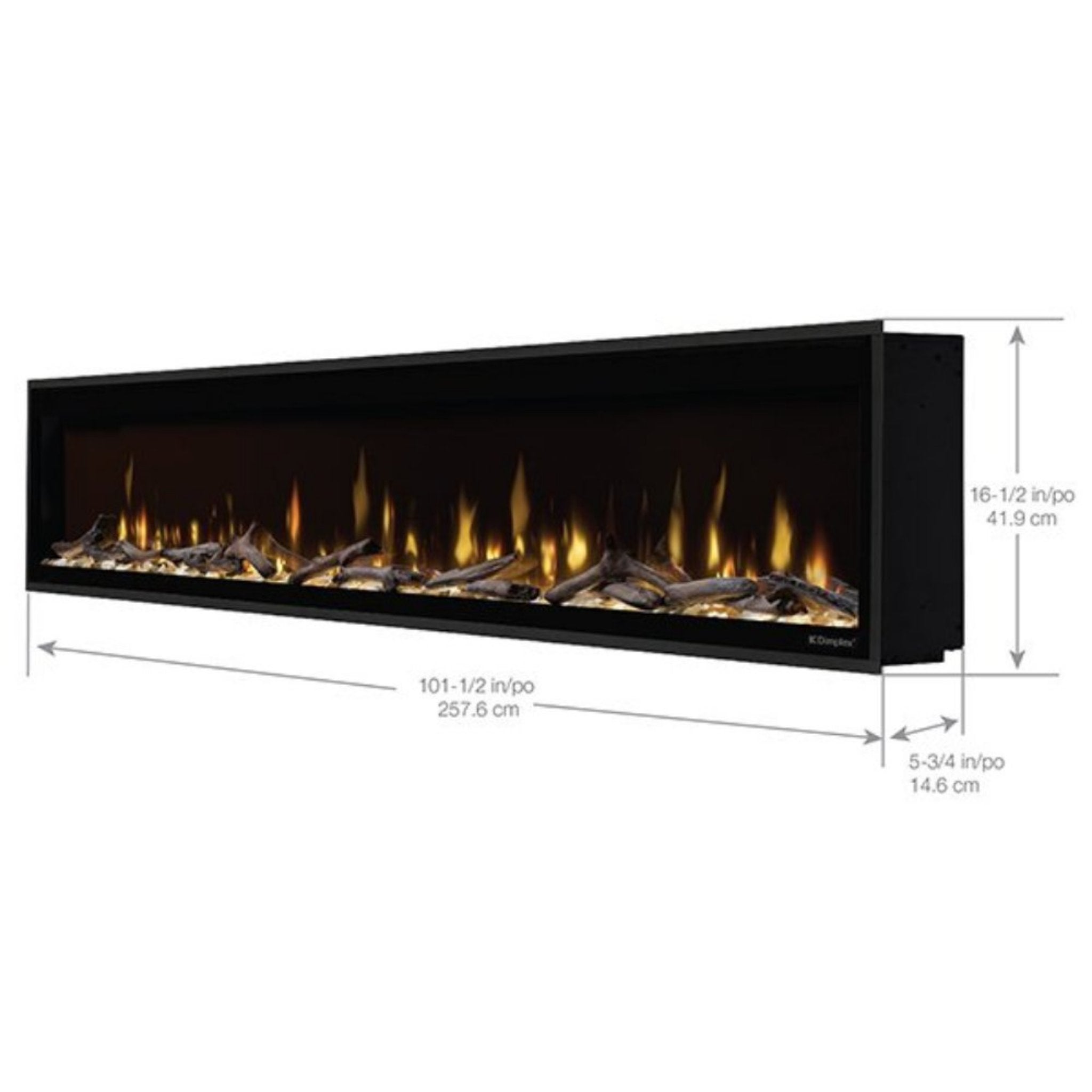 Dimplex Ignite Evolve 50" Premium Built-In Linear Electric Fireplace With Trim Kit [500002573] (SAK34812) - Energize Trek