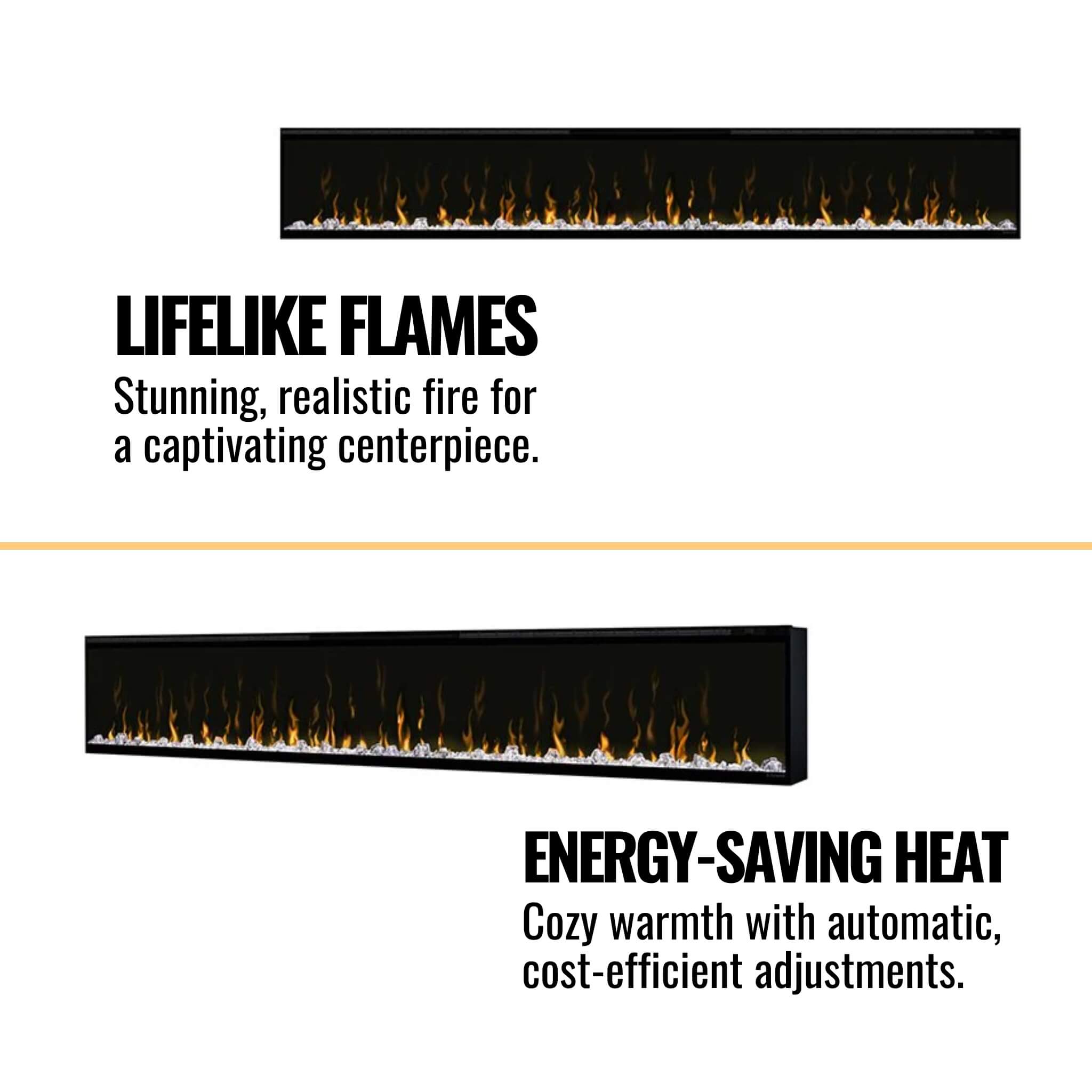 Dimplex IgniteXL 100" Built-In Linear Fireplace Electric [XLF100] (SAK28479) - Energize Trek