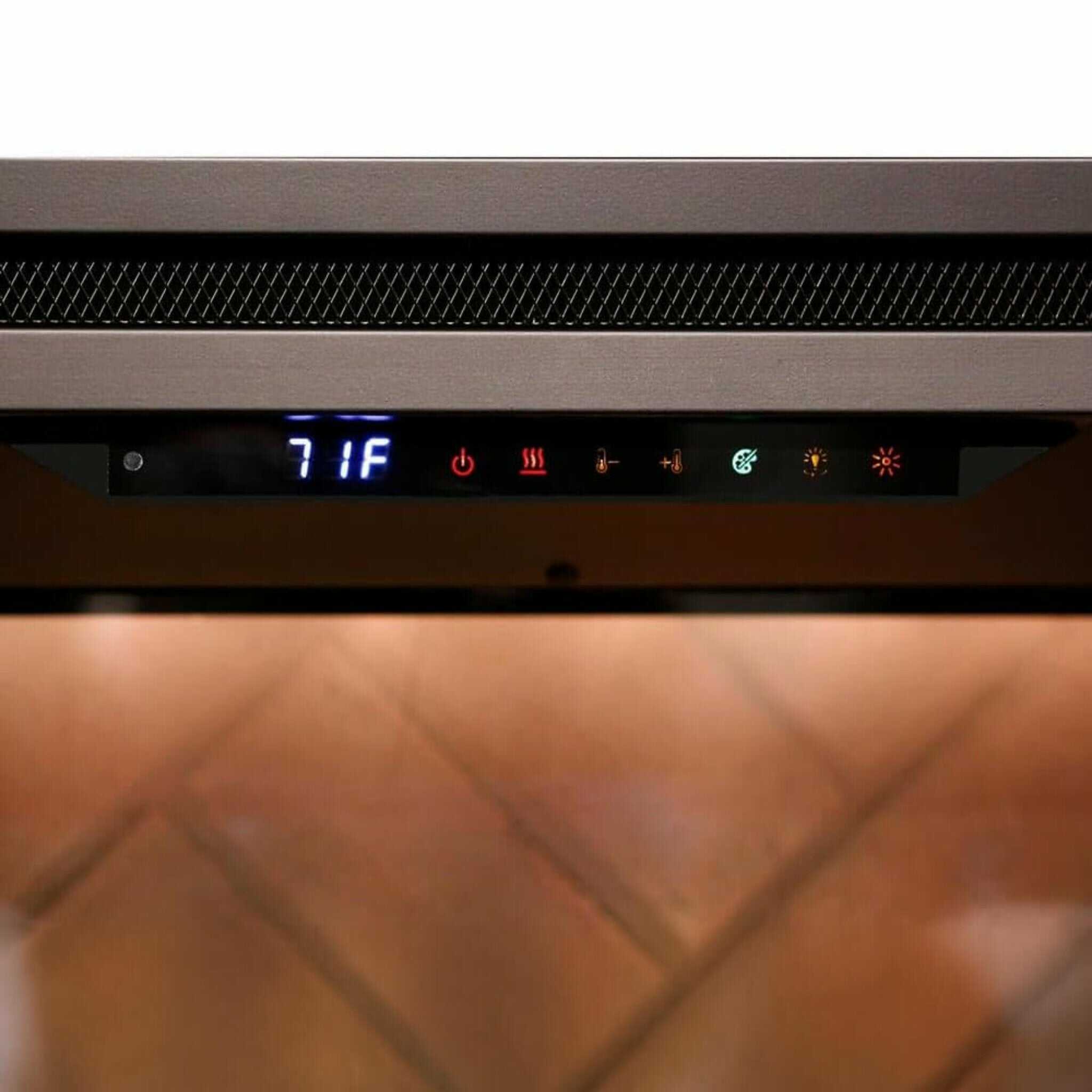 Dimplex Revillusion Herringbone Brick Built-In Electric Firebox With Front Glass [RBF30/36/42] (SAK12893) - Energize Trek