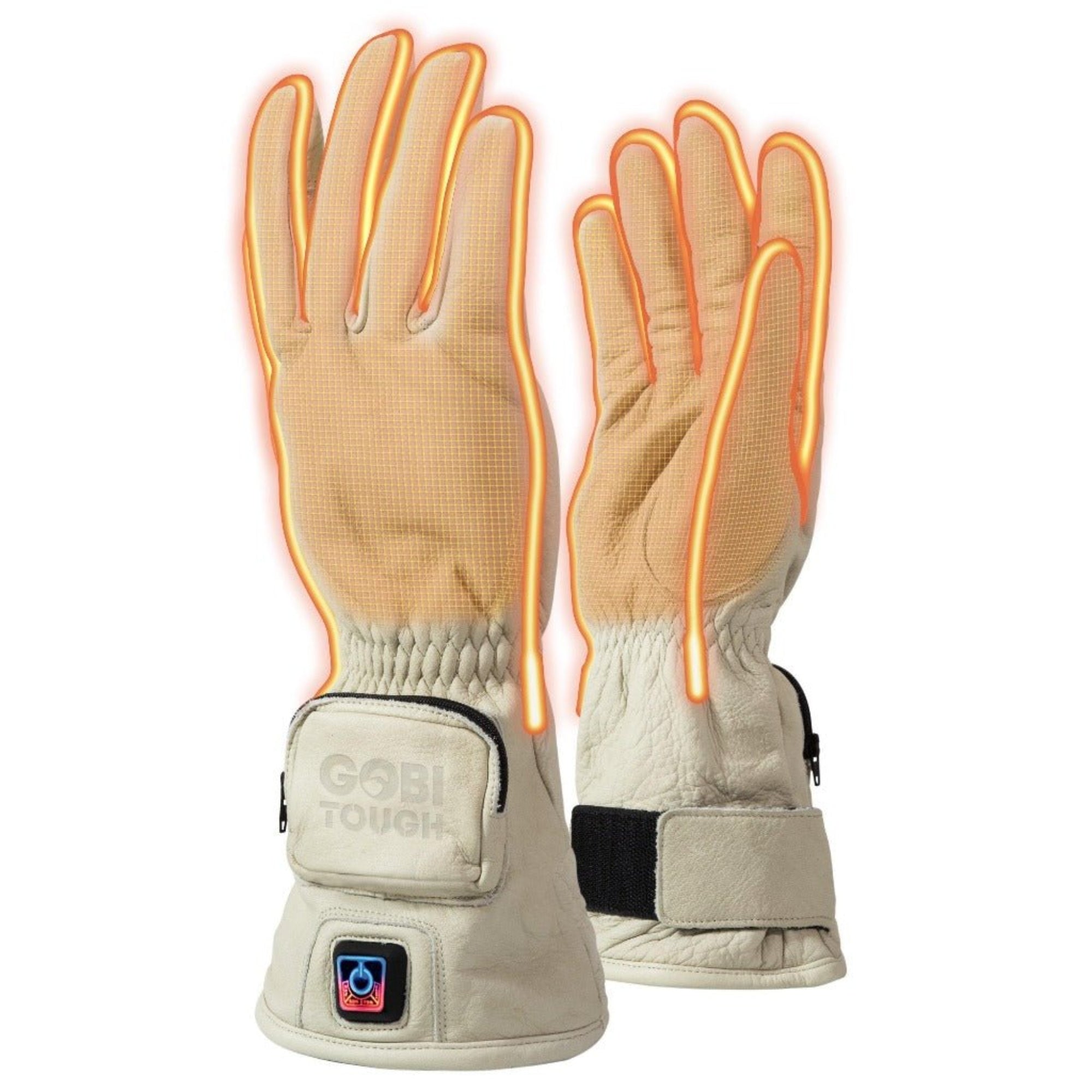 Drift II Heated Leather Gloves (3500mAh USB-C batt) - Energize Trek