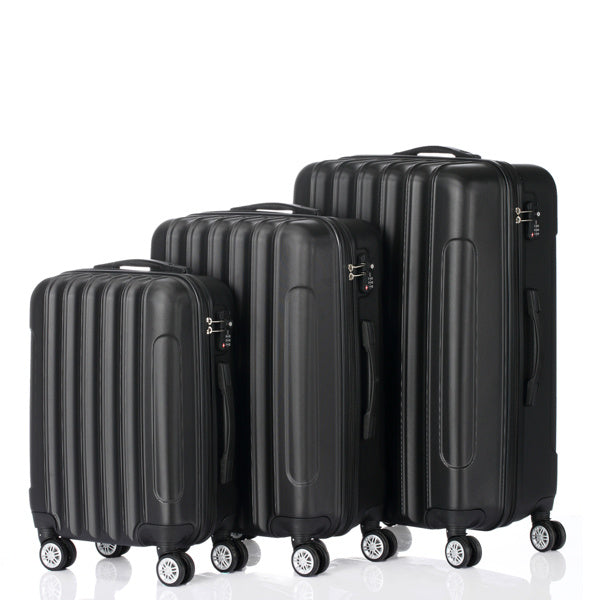 3-in-1 Multifunctional Large Capacity Traveling Storage Suitcase Black - Energize Trek
