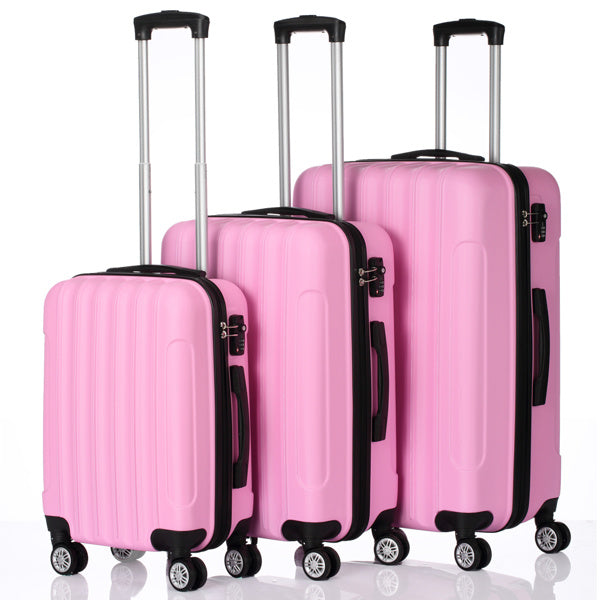 3-in-1 Multifunctional Large Capacity Traveling Storage Suitcase Pink - Energize Trek