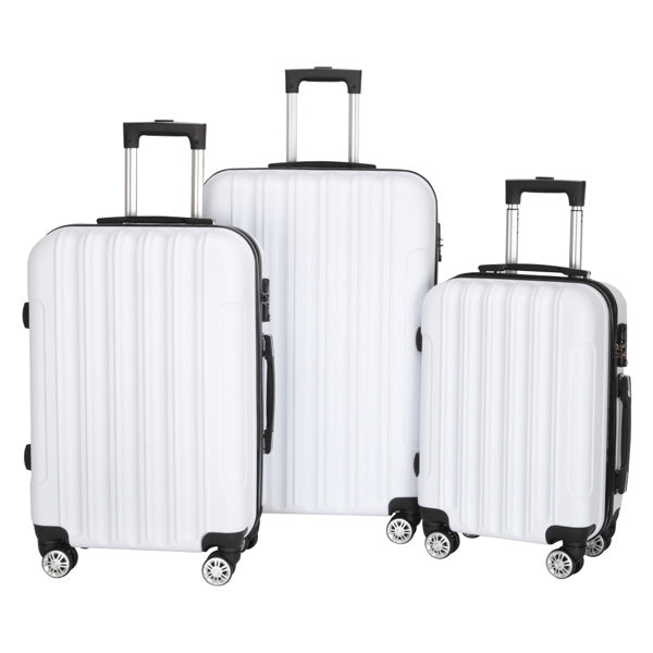 3-in-1 Multifunctional Large Capacity Traveling Storage Suitcase White - Energize Trek