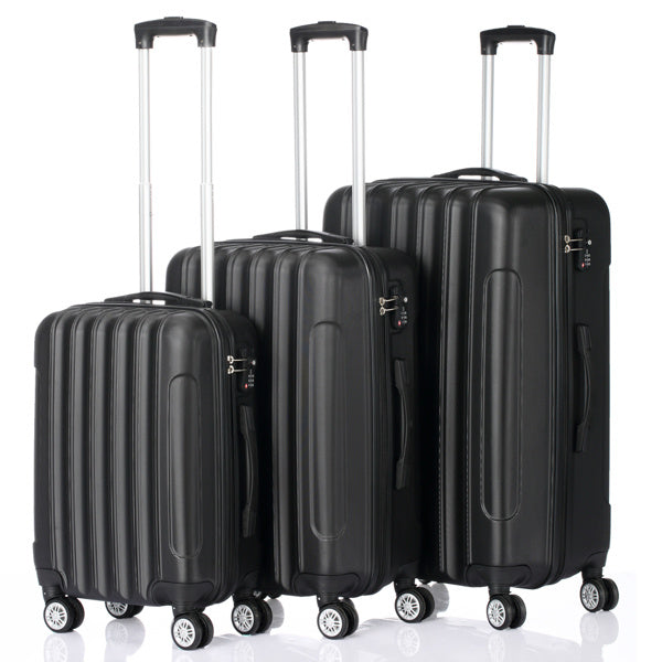 3-in-1 Multifunctional Large Capacity Traveling Storage Suitcase Black - Energize Trek