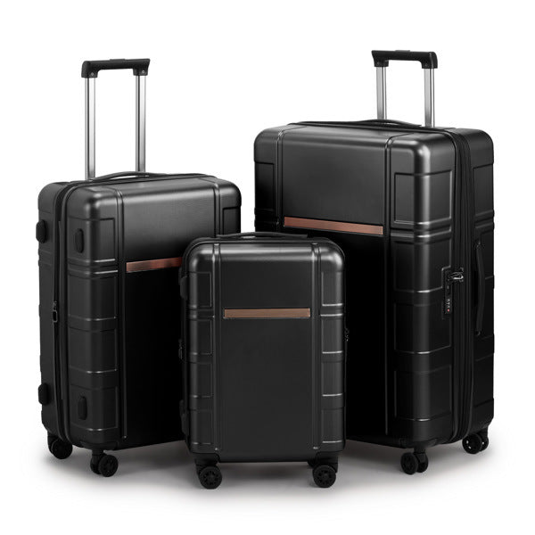 Luggage Expandable Suitcase PC+ABS 3 Piece Set with TSA Lock Spinner - Energize Trek