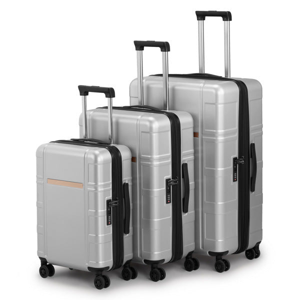 Luggage Expandable Suitcase PC+ABS 3 Piece Set with TSA Lock Spinner - Energize Trek