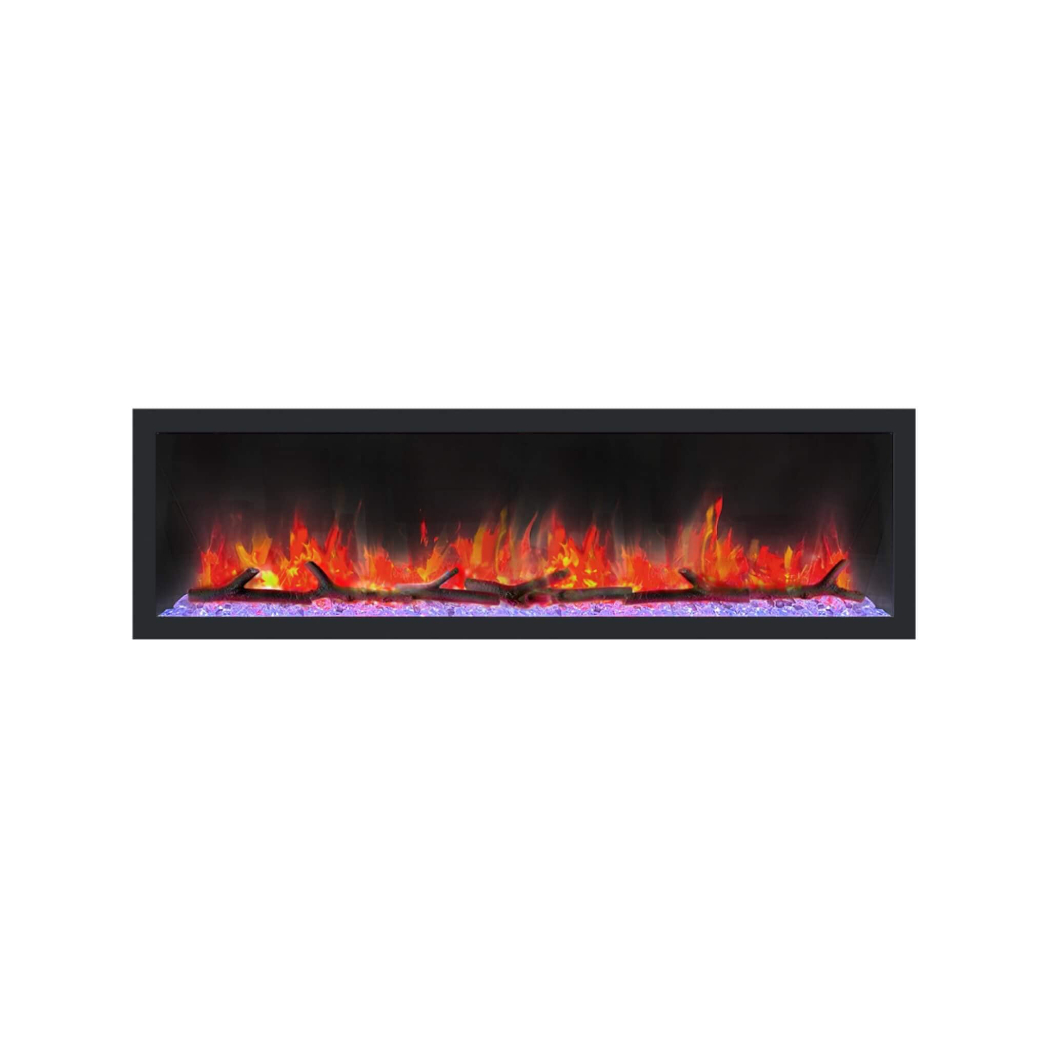 Dynasty Cascade 64" Smart Linear Electric Fireplace With Front Facing Heater [DY-BTX64] (SAK15932) - Energize Trek