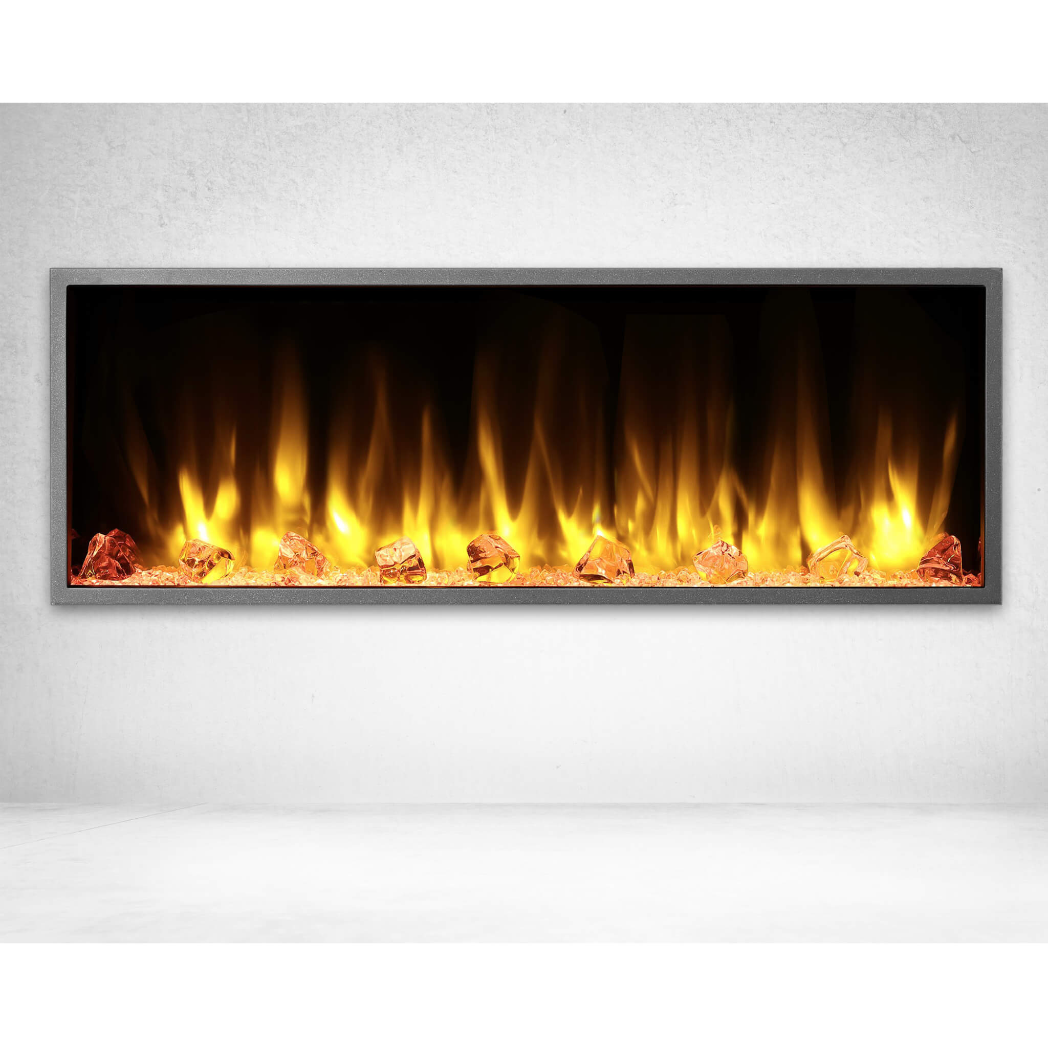 Dynasty Harmony 45" Smart Linear Electric Fireplace With Remote Control With Heater Timer Settings [DY-BEF45] (SAK78923) - Energize Trek