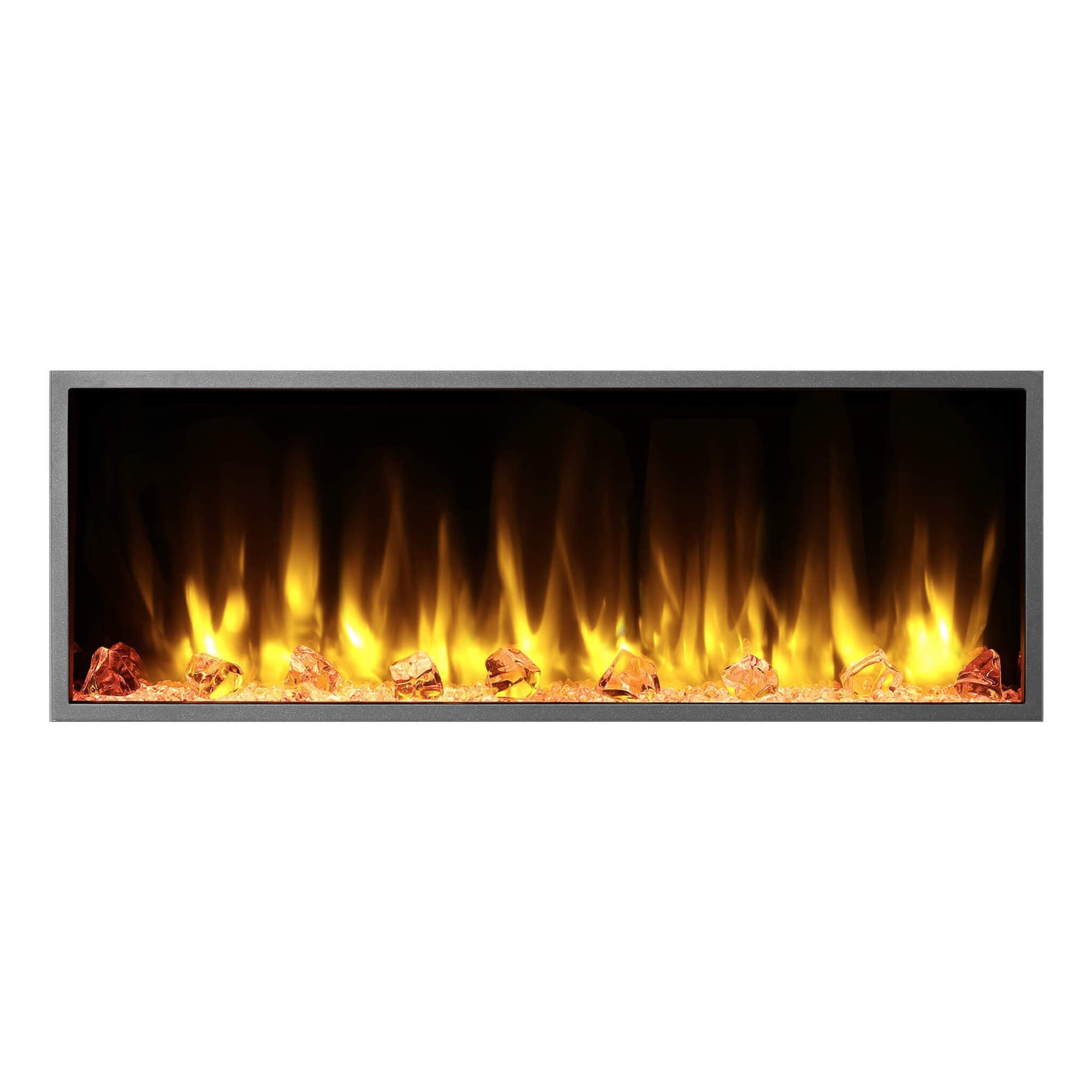 Dynasty Harmony 45" Smart Linear Electric Fireplace With Remote Control With Heater Timer Settings [DY-BEF45] (SAK78923) - Energize Trek