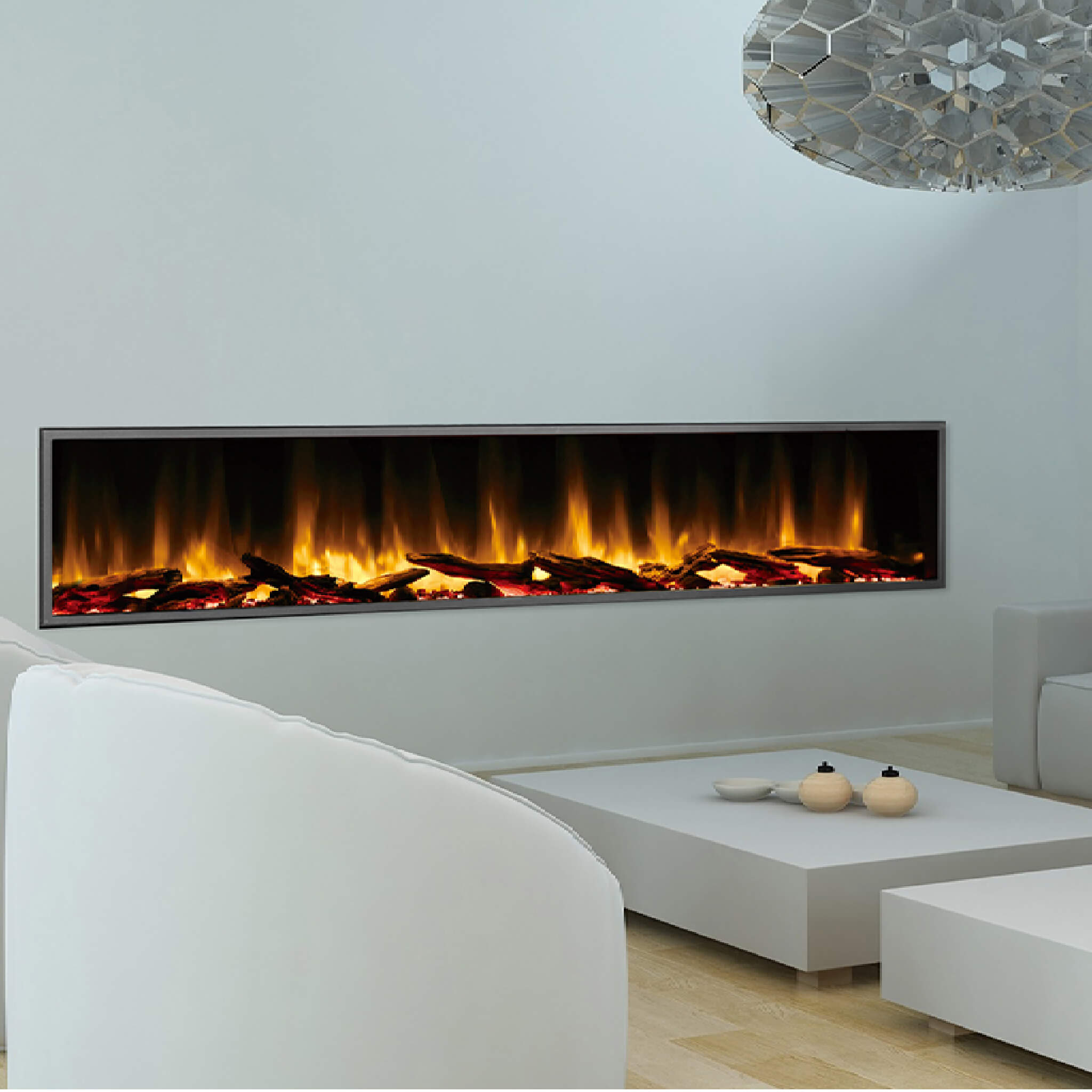 Dynasty Harmony 80" Built-In Smart Linear Electric Fireplace [DY-BEF80] (SAK74516) - Energize Trek