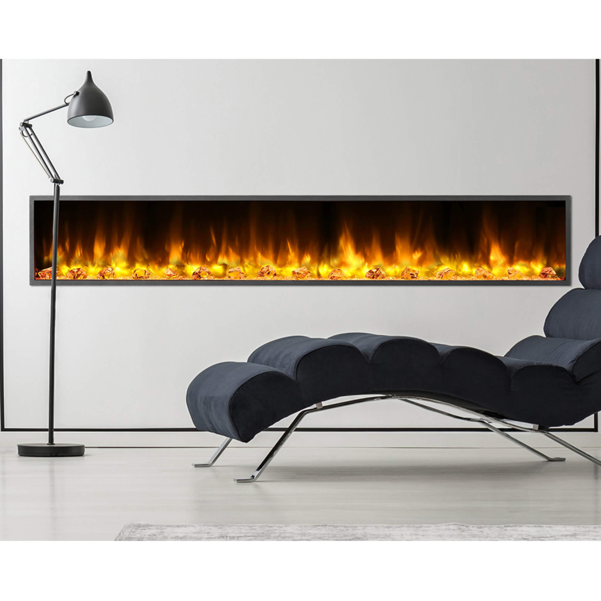 Dynasty Harmony 80" Built-In Smart Linear Electric Fireplace [DY-BEF80] (SAK74516) - Energize Trek