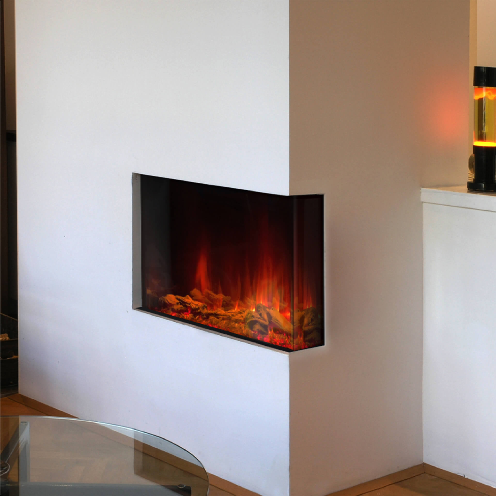 Dynasty Melody 35" Multi-Sided Smart Electric Fireplace With Auto Shut Off [DY-BTS35] (SAK87490) - Energize Trek