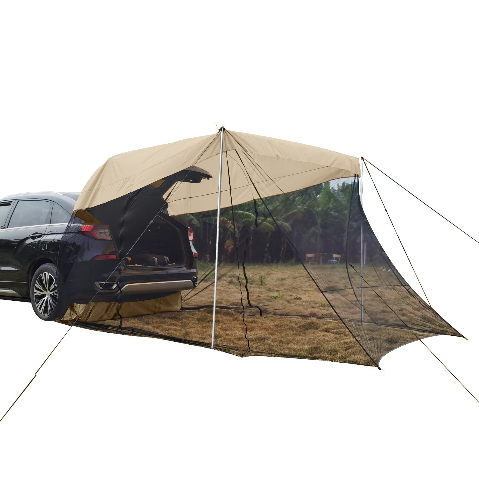 Rear Tent Canopy Awning Anti-mosquito Sunscreen