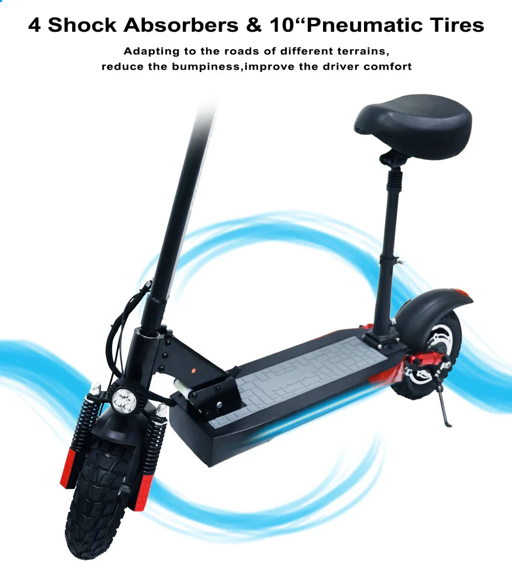 eBike Boys 48V Foldable Electric Scooter - 800W Max Speed 45km/h - Energize Trek
