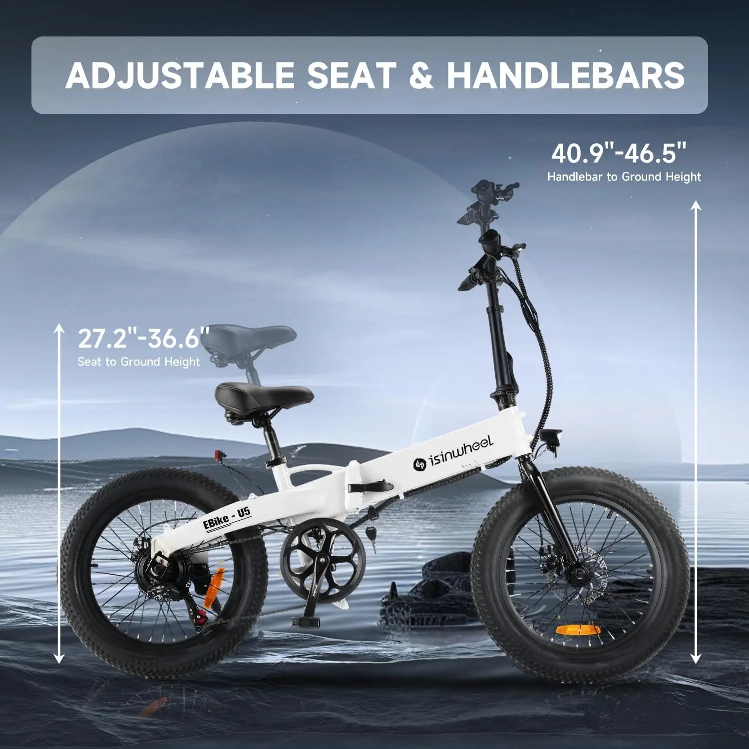 eBike Boys U5 500W 20" Folding eBike - Powerful & Compact Design - Energize Trek