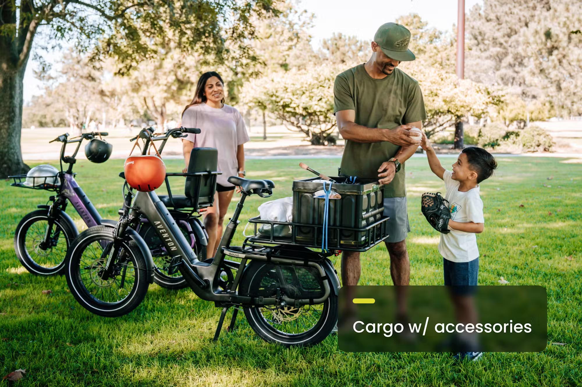 Aventon Abound SR Cargo E-Bike - Energize Trek