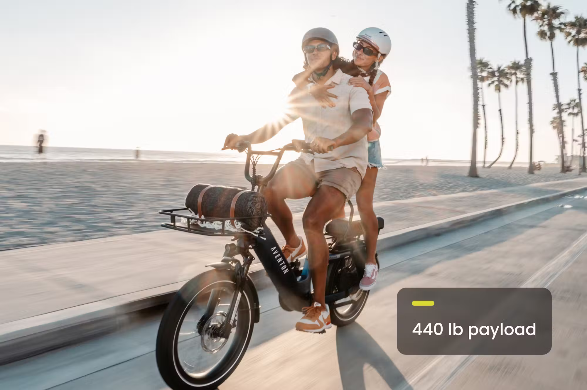 Aventon Abound SR Cargo E-Bike - Energize Trek
