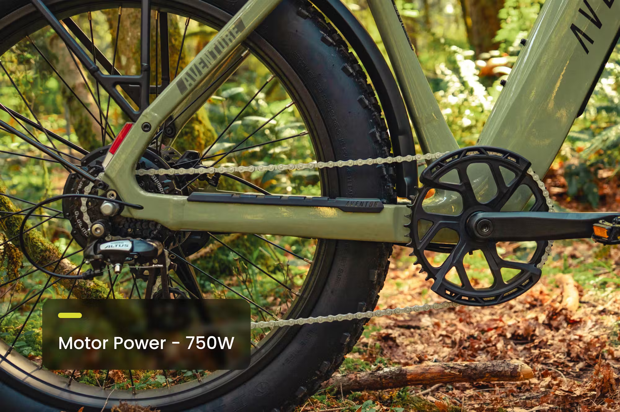 Aventon Aventure.3 E-Bike Step-Over - Energize Trek