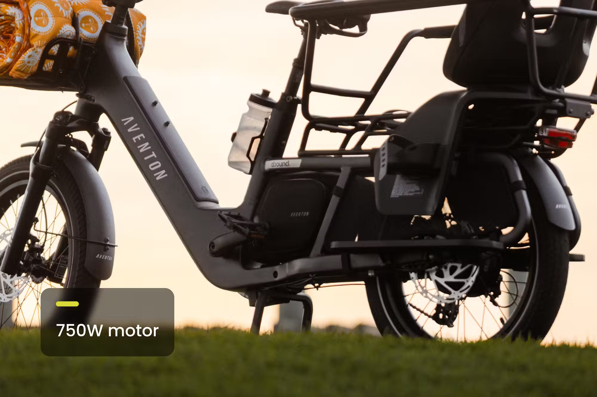 Aventon Abound LR Cargo E-Bike - Energize Trek