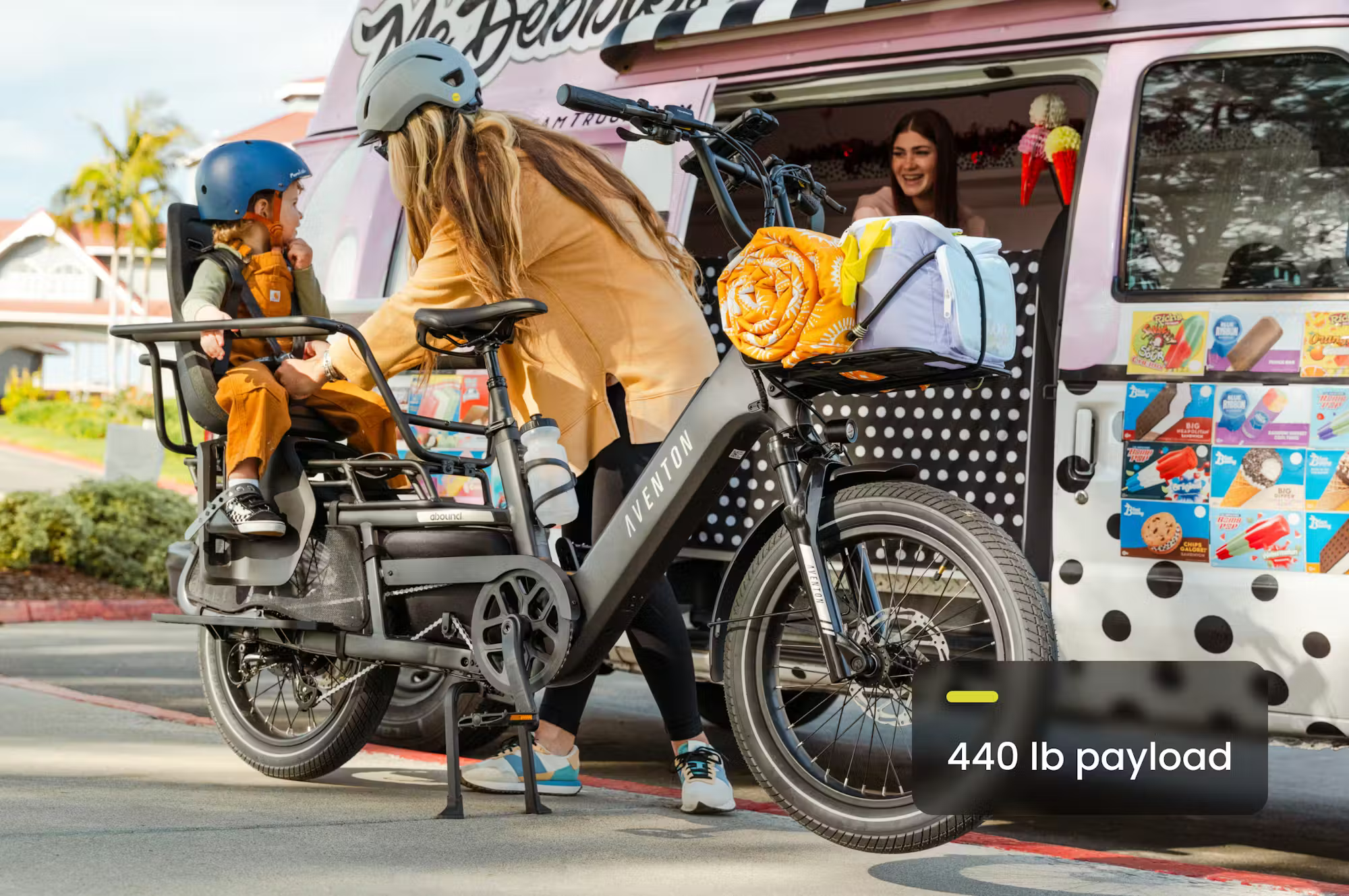 Aventon Abound LR Cargo E-Bike - Energize Trek