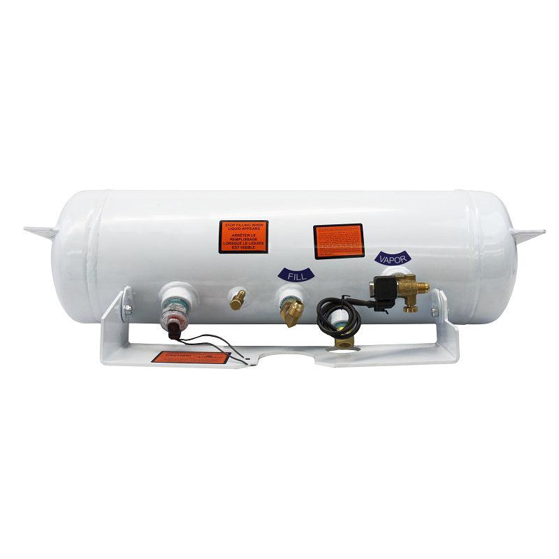Flame King 5.9 Gallon ASME RV Trailer Propane Tank with Remote Valves & Solenoid - Energize Trek