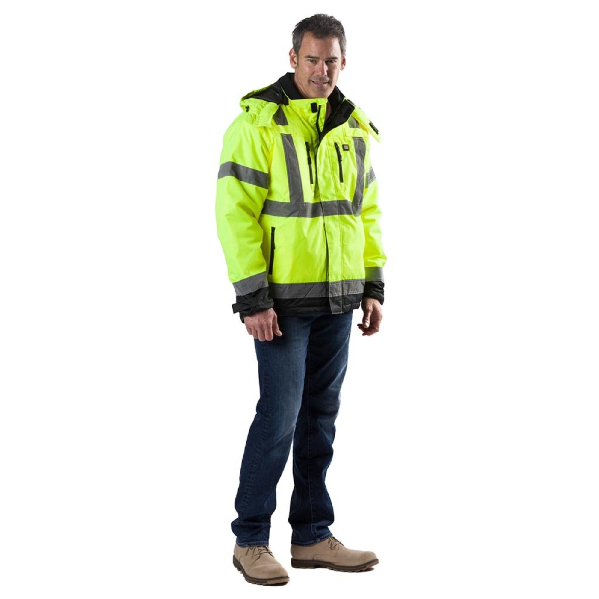 Flash Heated High-Vis Jacket - Energize Trek