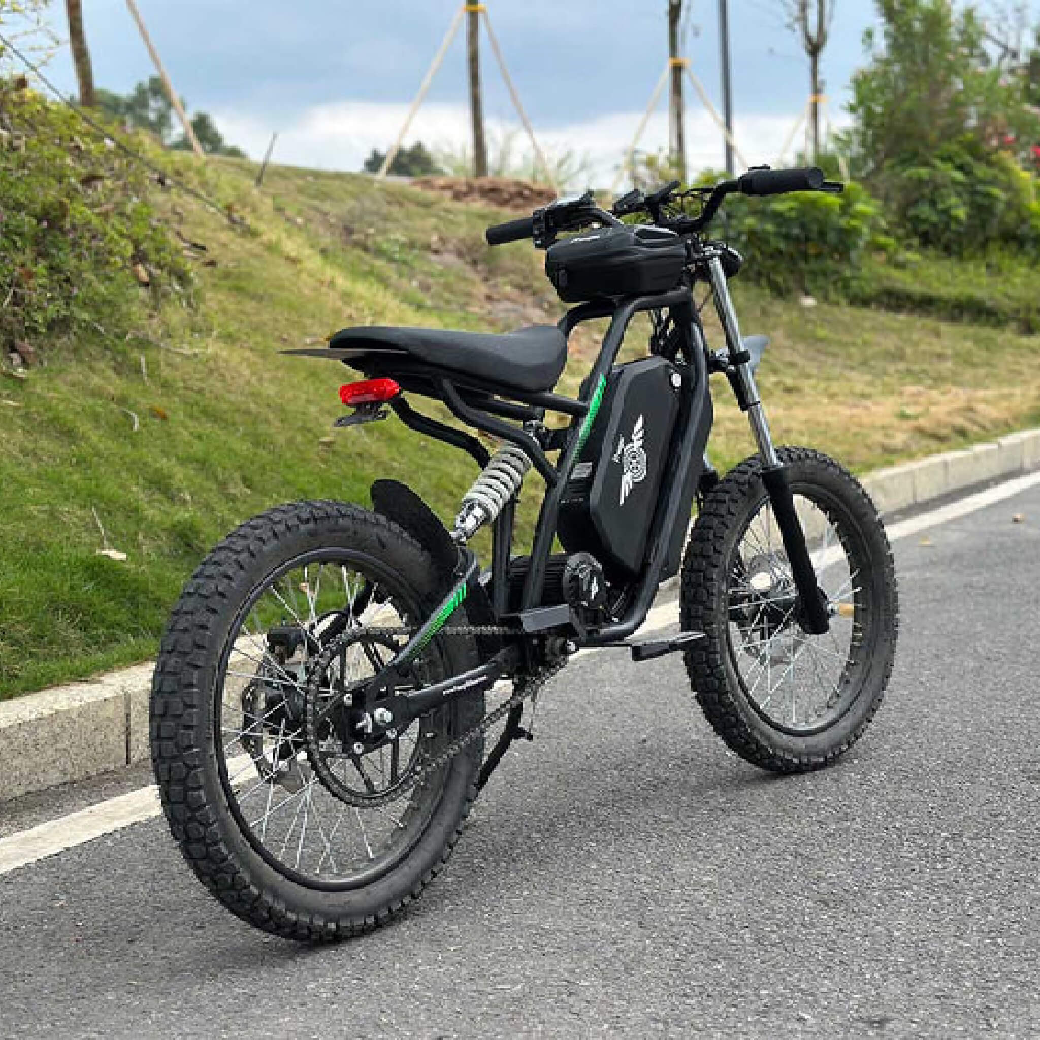 Freego Nova 3 Mid-Drive All-Terrain Electric Motorcycle, 3000W  (SAK19582) - Energize Trek