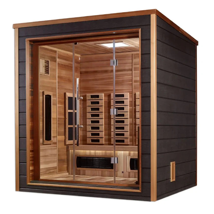 Golden Designs GDI-8202-01 Narvick 2-Person Low EMF Infrared Sauna - Energize Trek