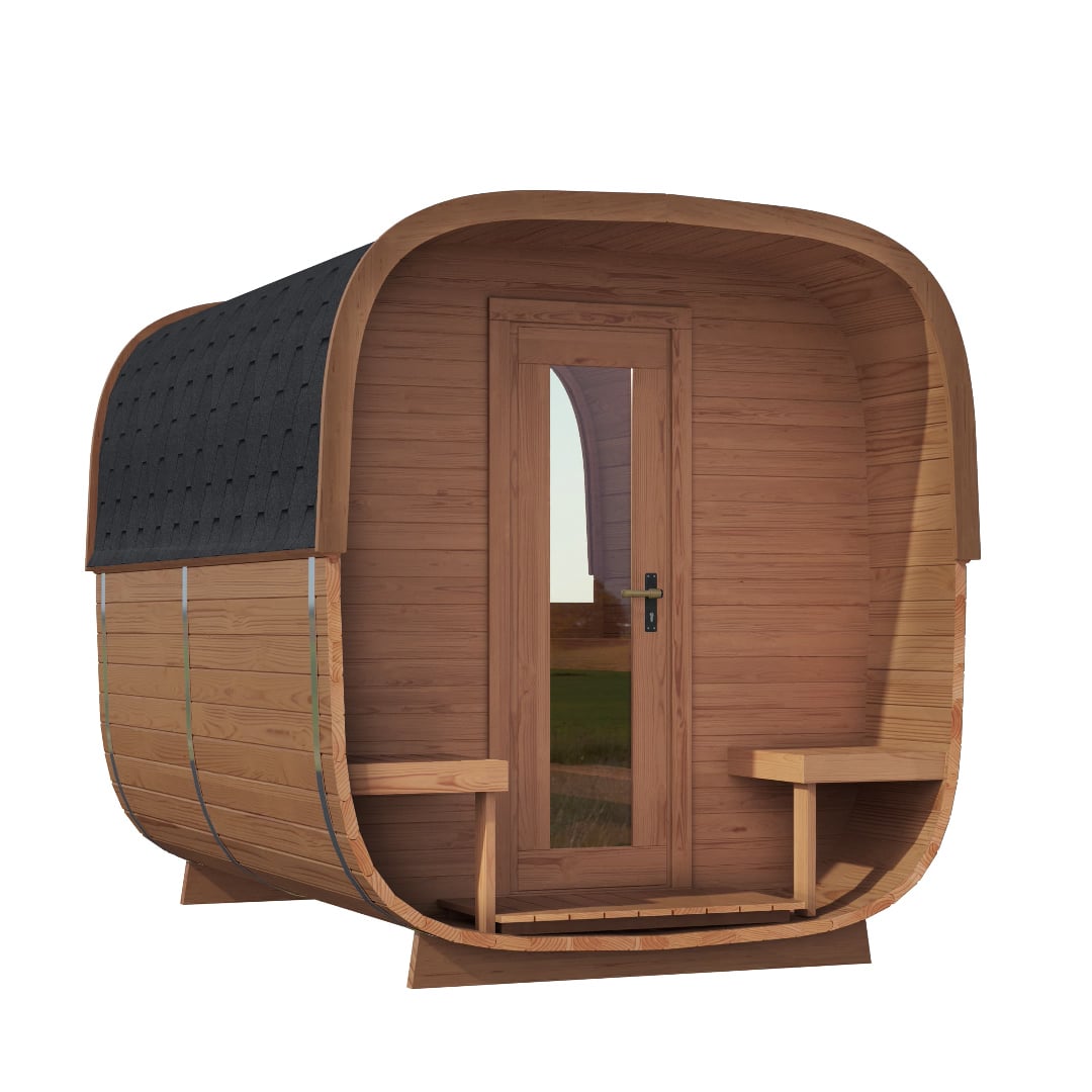 SAUNA EVOLUTION® Square Sauna Minimalist Refresh 5 - Energize Trek