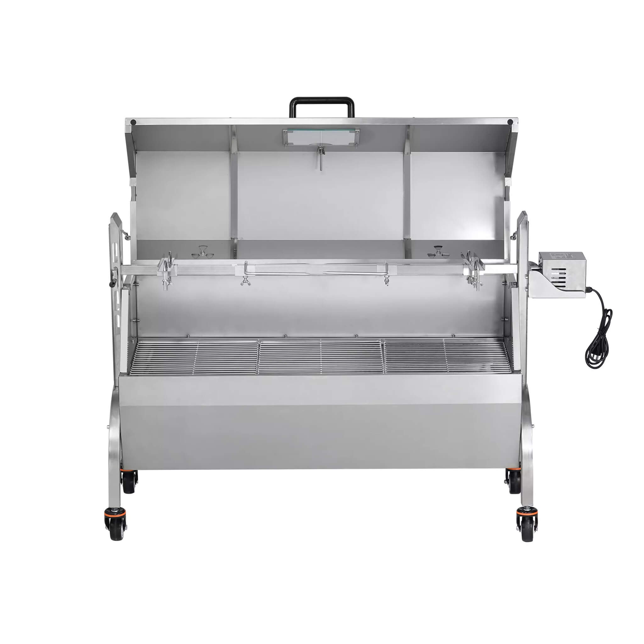 Heavy-Duty 52W Spit Roaster Rotisserie BBQ Grill For Pig, Lamb And Chicken (SAK59286) - Energize Trek