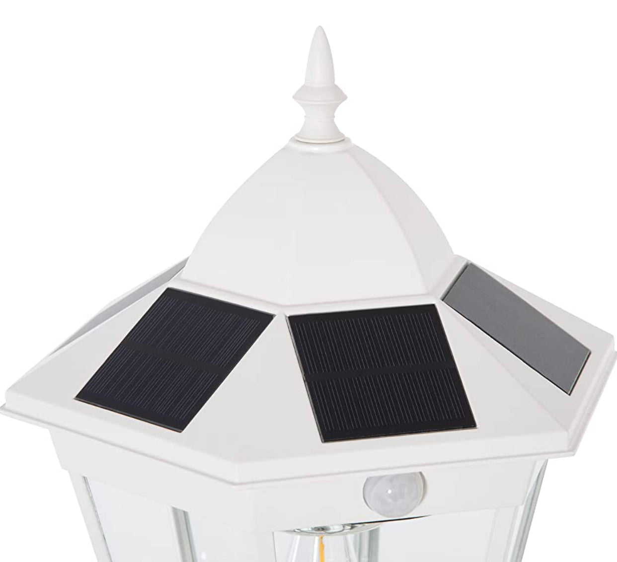 SmartYard 77" Solar Lamp Post Light, Waterproof Aluminum And Glass Outdoor Vintage Post Lamp - Energize Trek