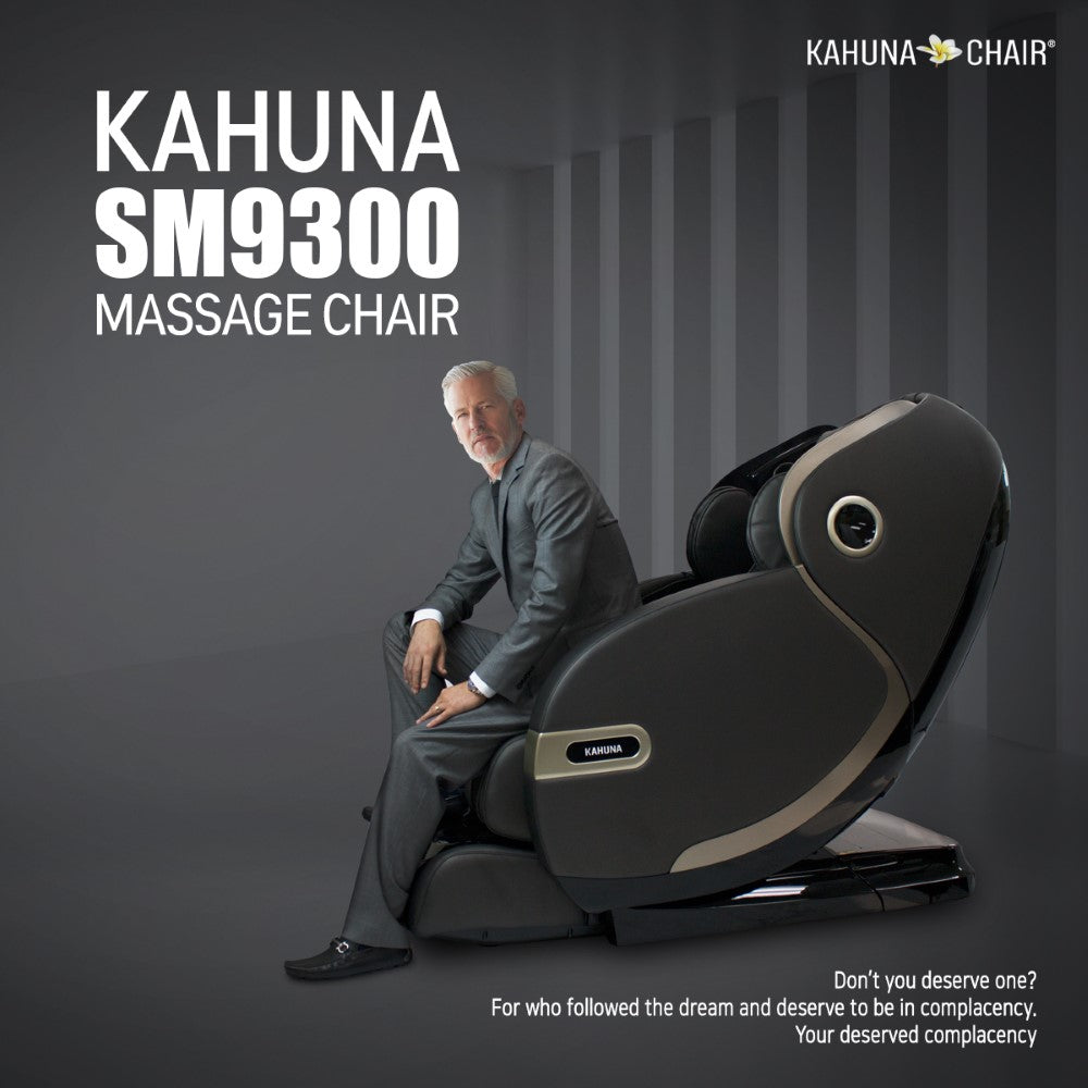 Kahuna Chair SM-9300 Premium 4D Massage Chair with Body Scan & Dual Heating - Energize Trek