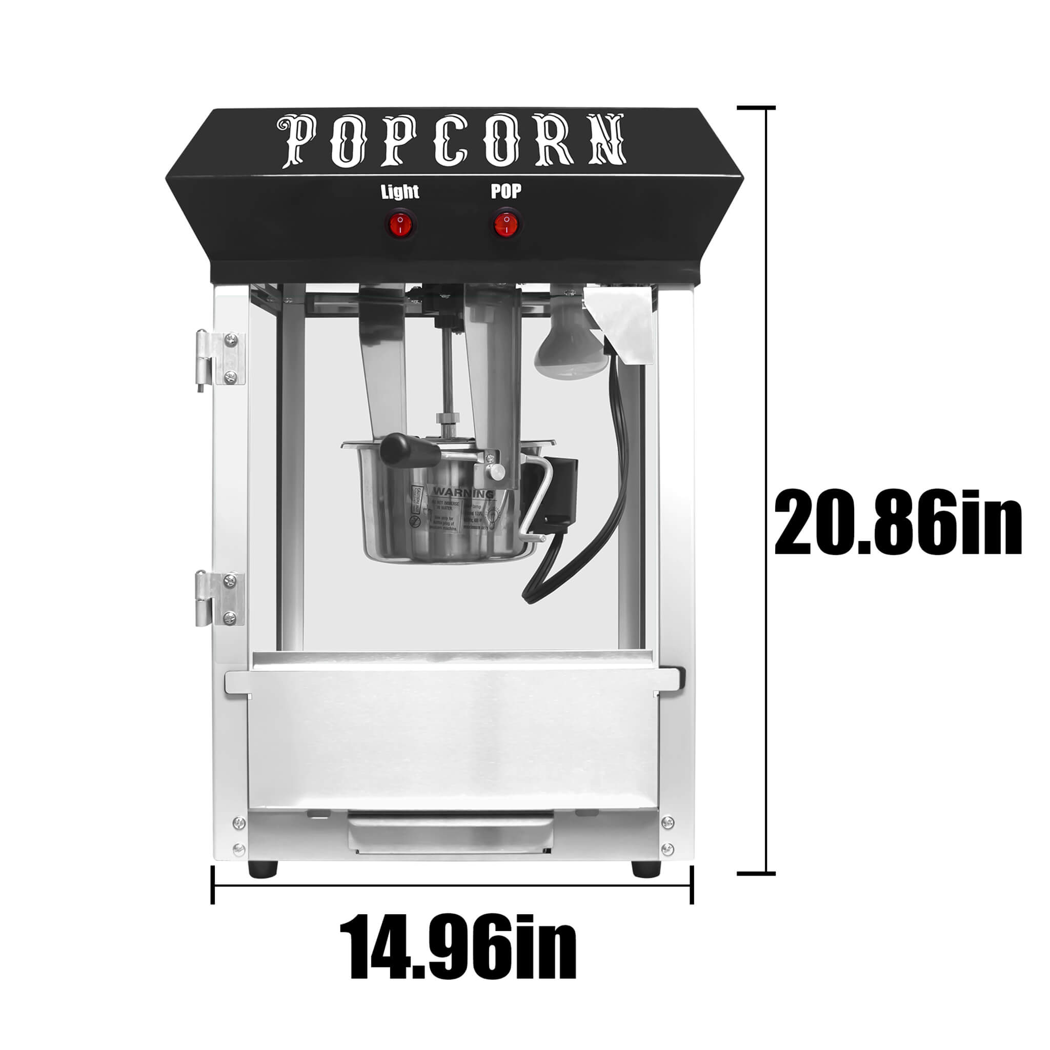 Kaitu Premium Commercial Bar Style 6-Ounce Popcorn Machine Maker (SAK84170) - Energize Trek