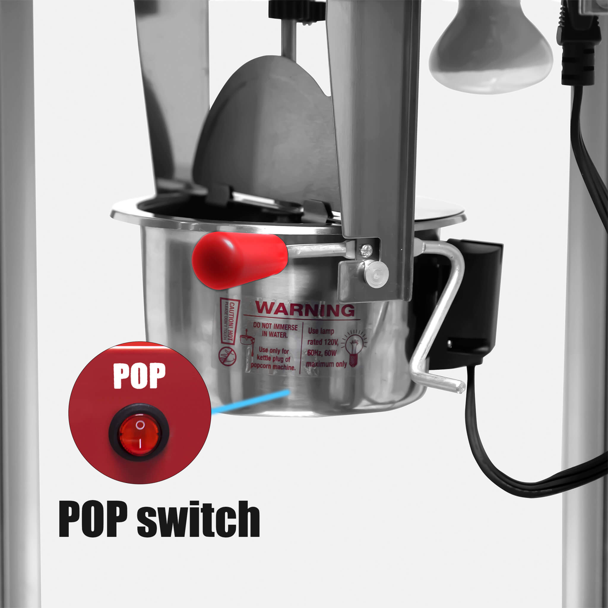 Kaitu Premium Commercial Bar Style 6-Ounce Popcorn Machine Maker (SAK84170) - Energize Trek
