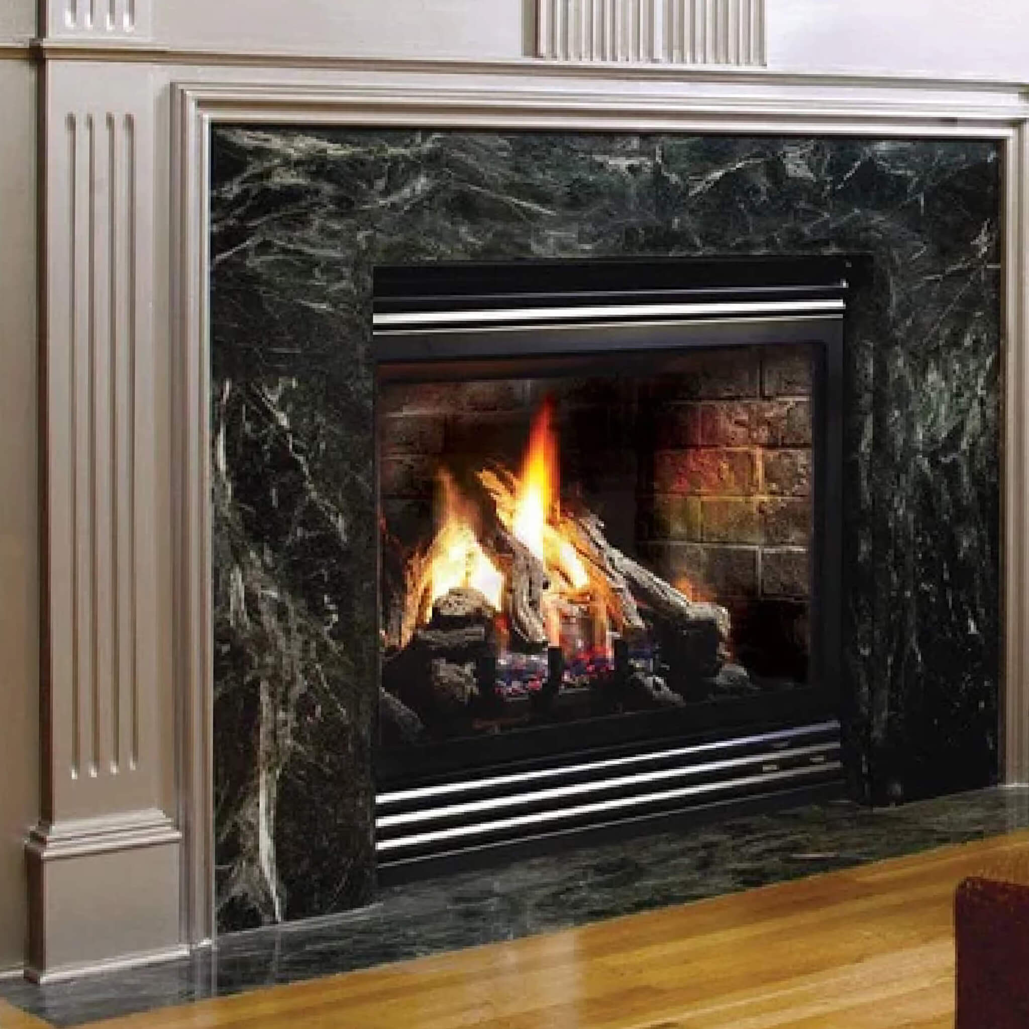 Kingsman Solace II 36" Zero Clearance 24K BTU Direct Vent Gas Fireplace [HBZDV3624] (SAK91459) - Energize Trek