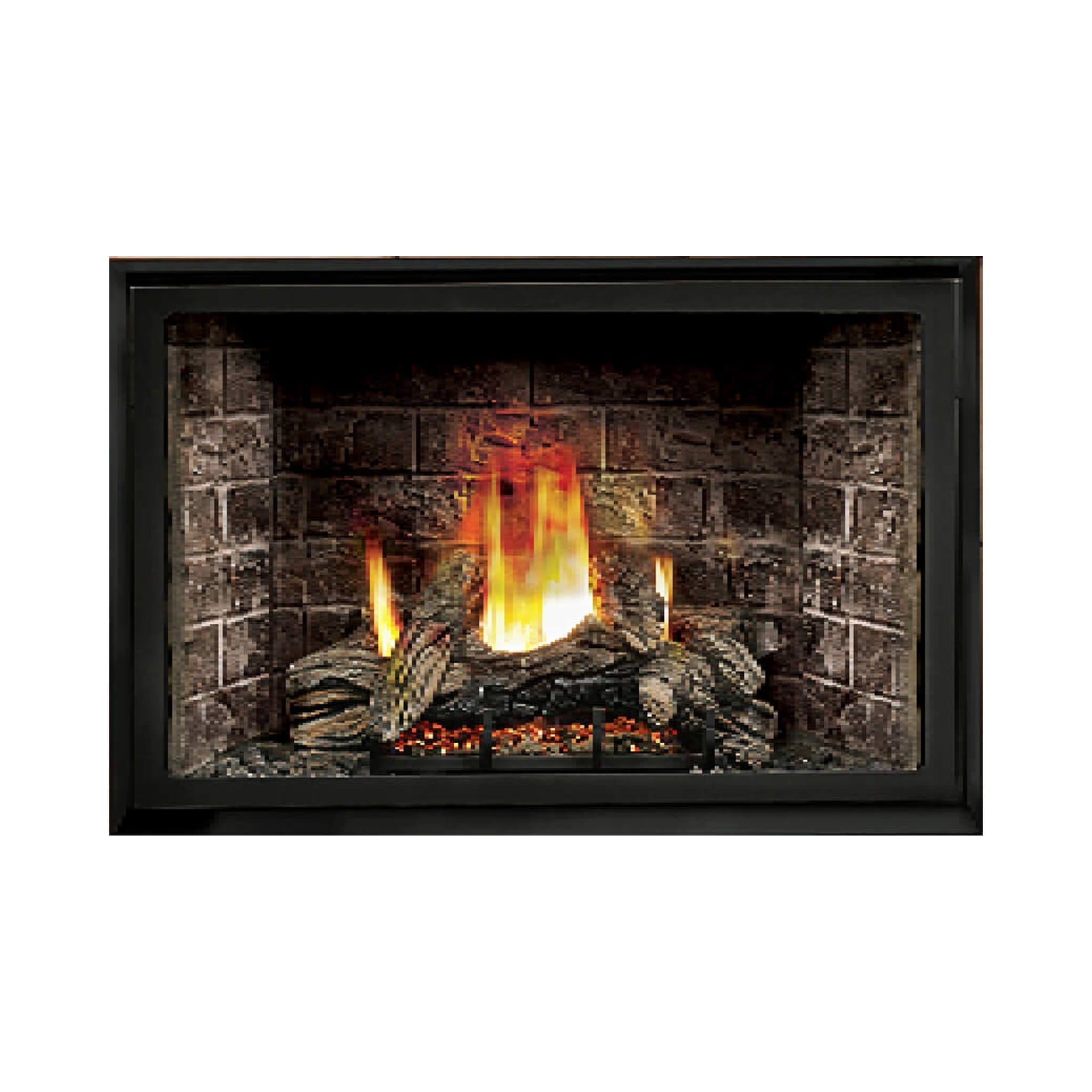 Kingsman Solace II 42" Zero Clearance 24K BTU Direct Vent Gas Fireplace [HBZDV4224] (SAK43572) - Energize Trek