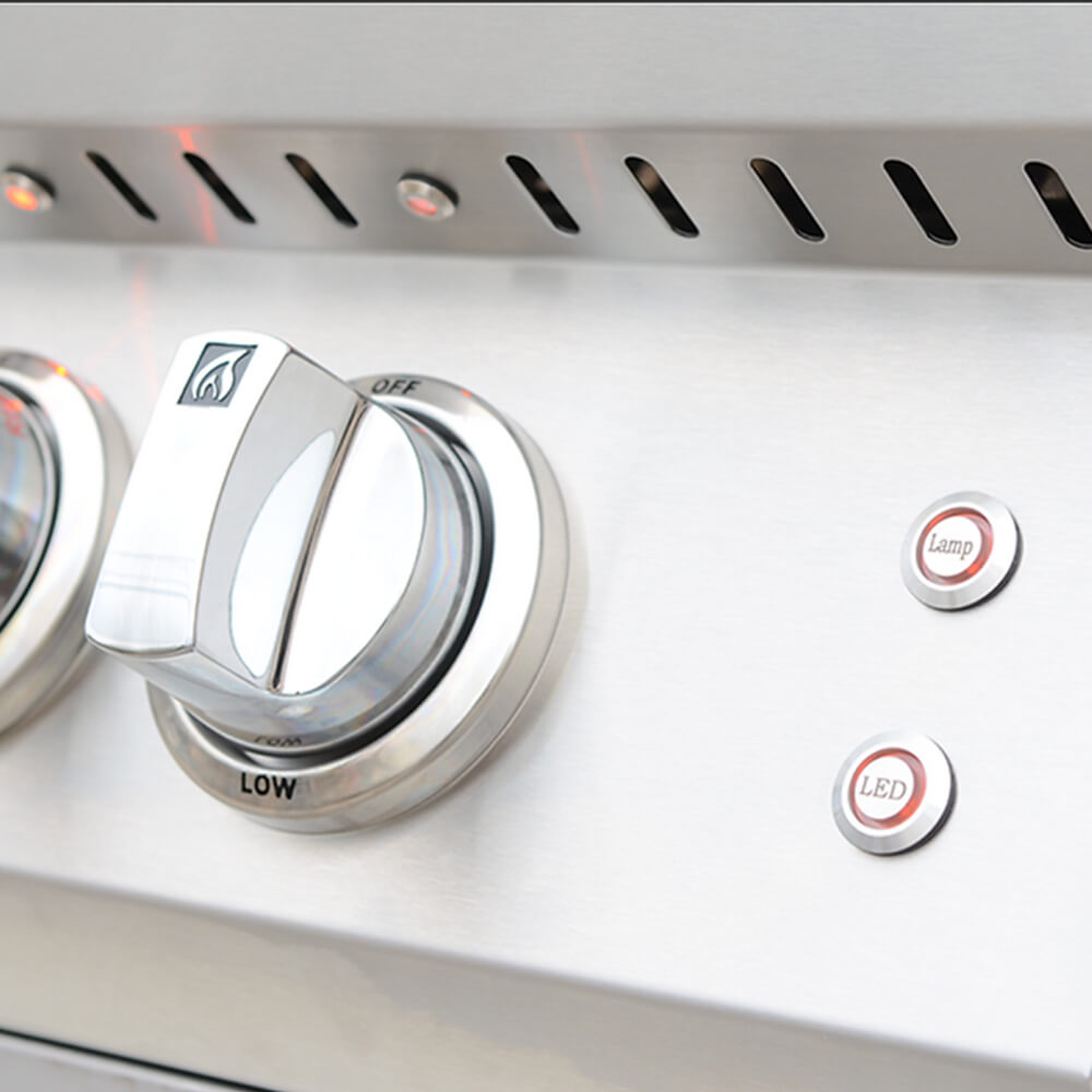 KoKoMo Grills 40" Professional 87K BTU LP NG 5 Burner Built-In Stainless Steel Gas Grill (SAK75364) - Energize Trek