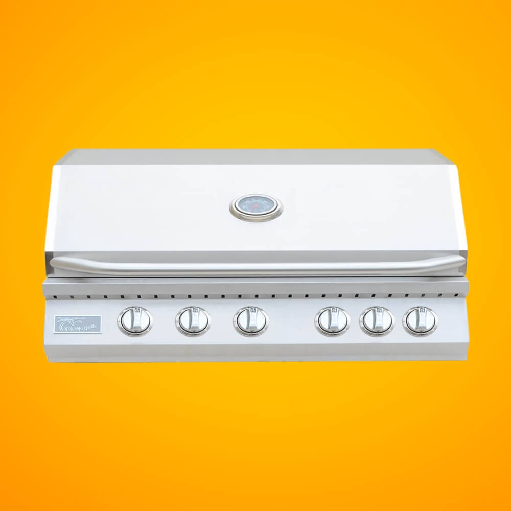 KoKoMo Grills 40" Heavy Duty 72K BTU LP/NG 5 Burner Built-In Stainless Steel Gas Grill (SAK73152) - Energize Trek