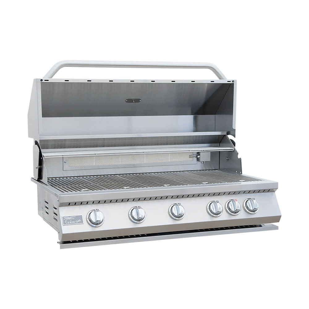 KoKoMo Grills 40" Heavy Duty 72K BTU LP/NG 5 Burner Built-In Stainless Steel Gas Grill (SAK73152) - Energize Trek
