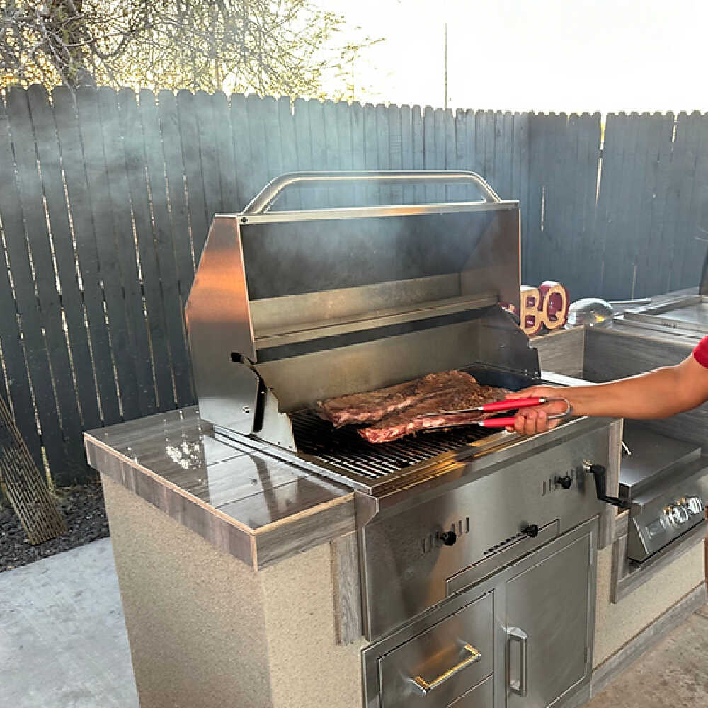 KoKoMo Grills Premium Built-In Charcoal Grill With 304 Stainless Steel And Adjustable Heat Tray, 32" (SAK32504) - Energize Trek