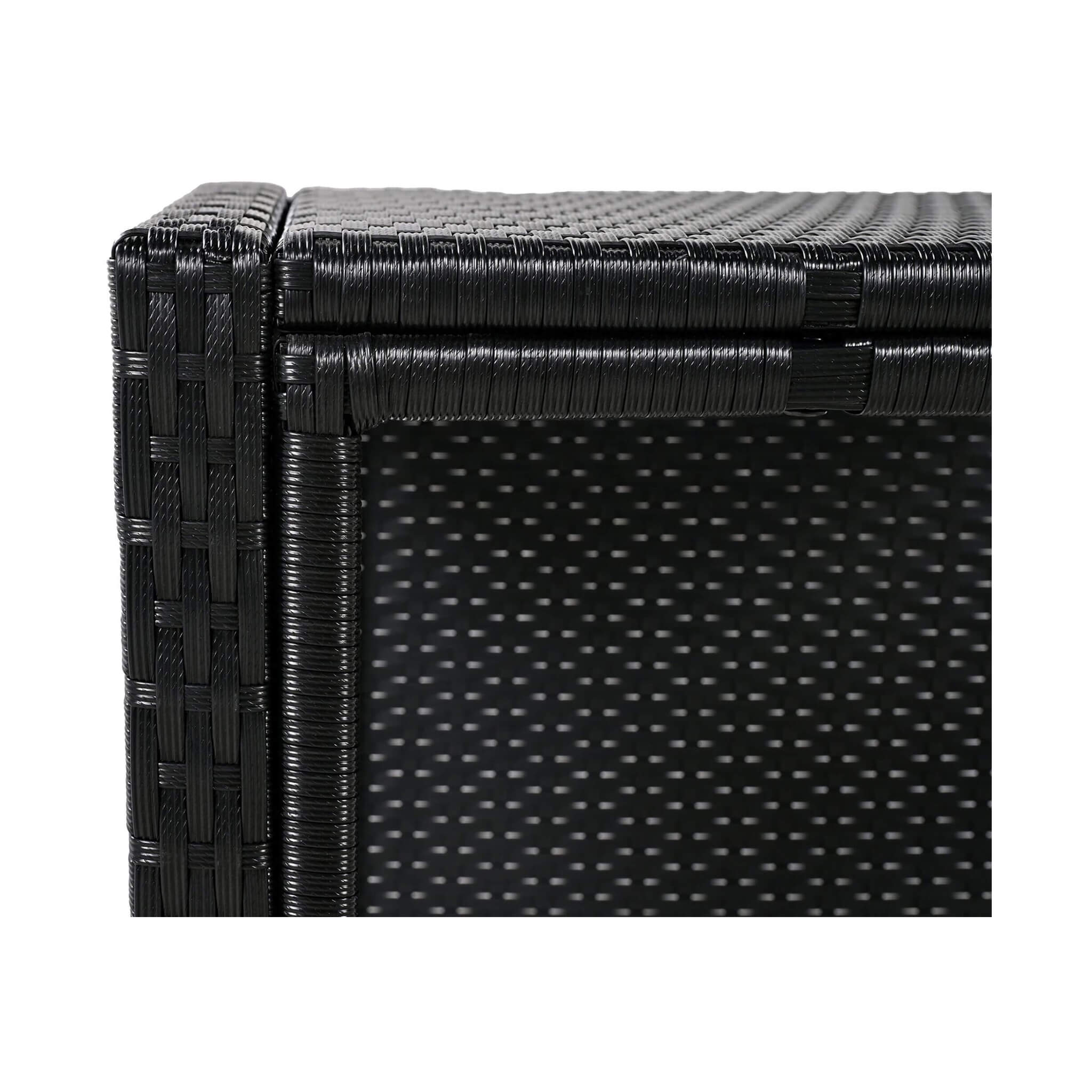 Large Outdoor Quadrilateral Spa Surround Rattan Sectional Sofa Set With Storage Compartments (SAK80217) - Energize Trek