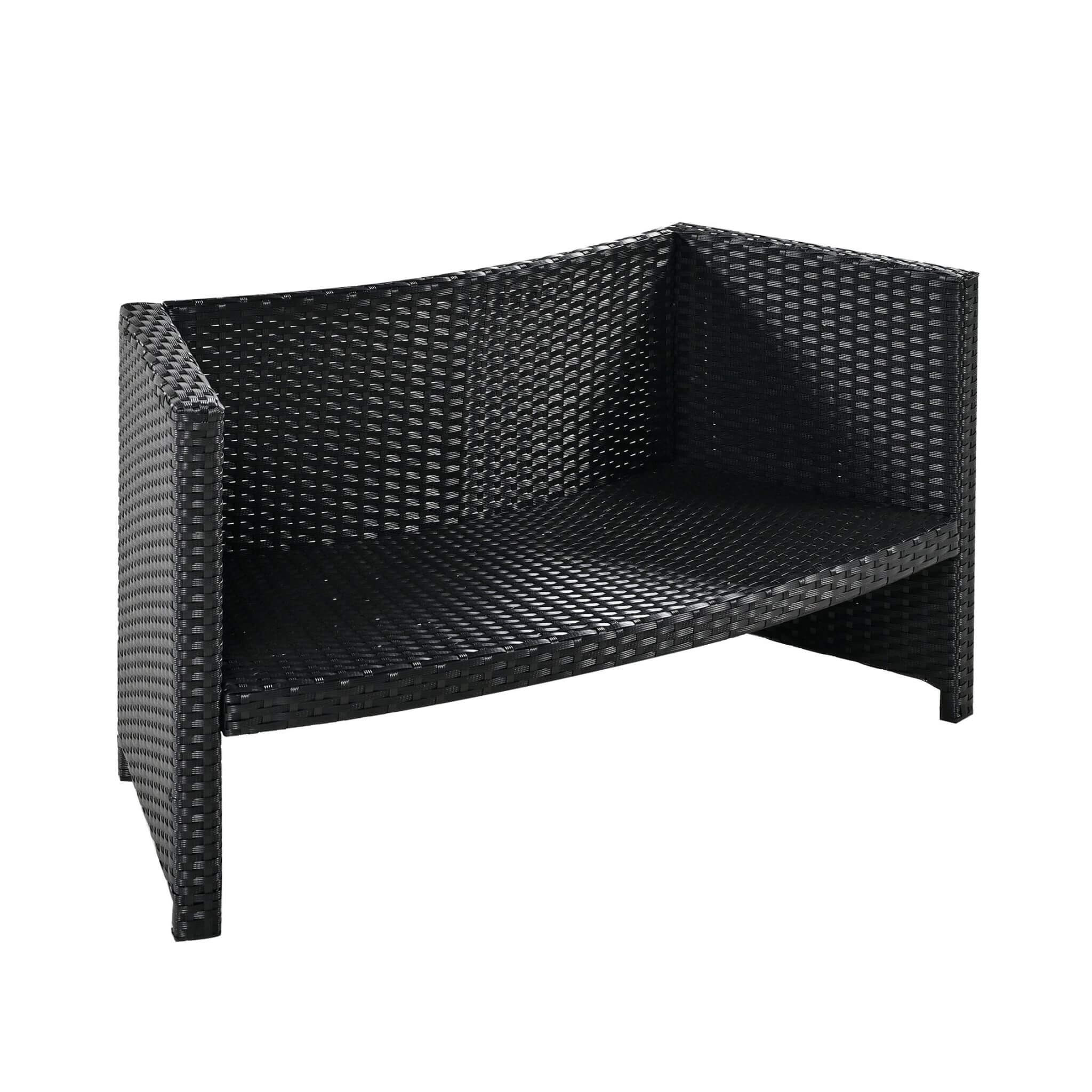Large Premium Surround Spa Patio Rattan Sofa Set With Storage Compartments And Cushions (SAK75629) - Energize Trek
