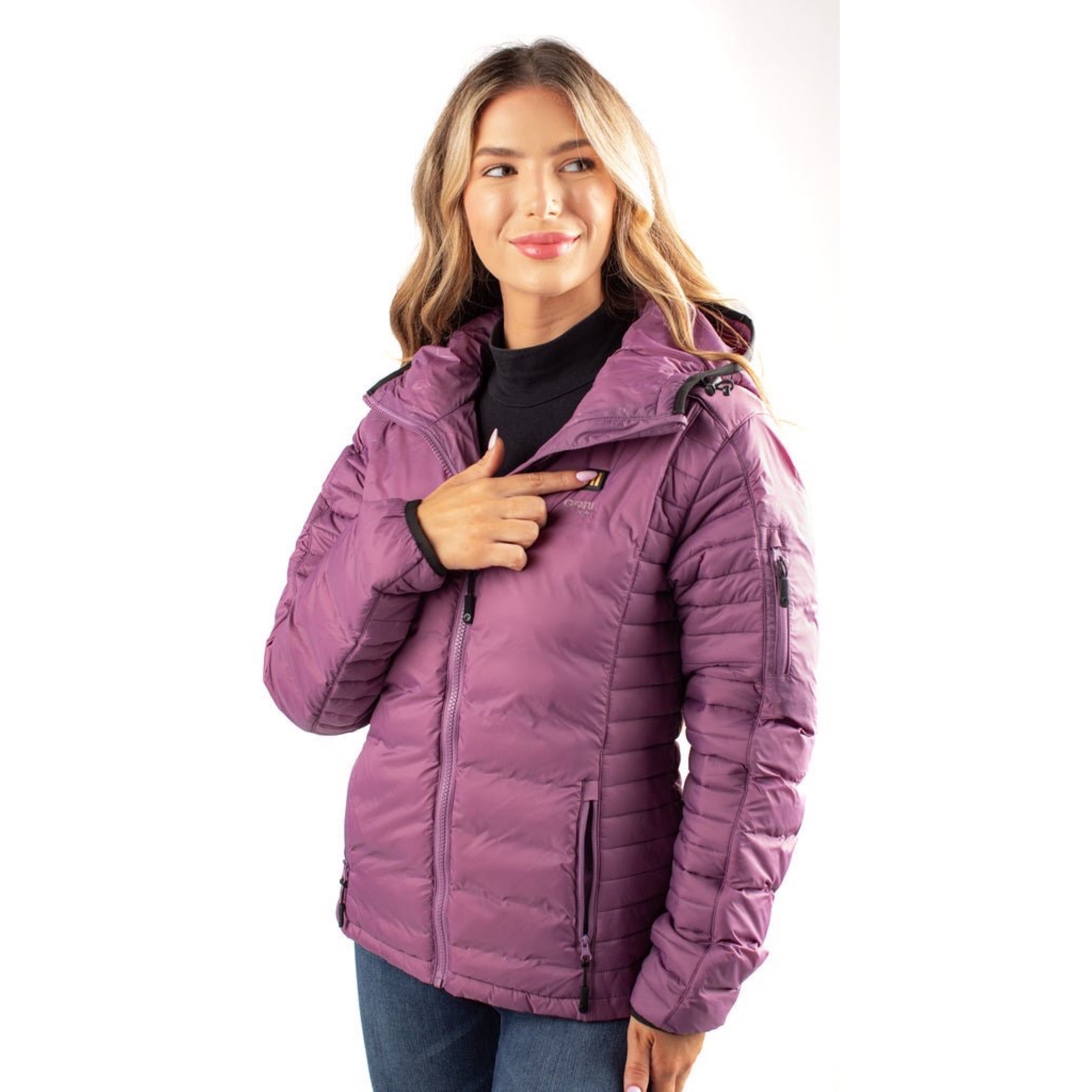 Lita Women's Heated Puffer Jacket - Energize Trek