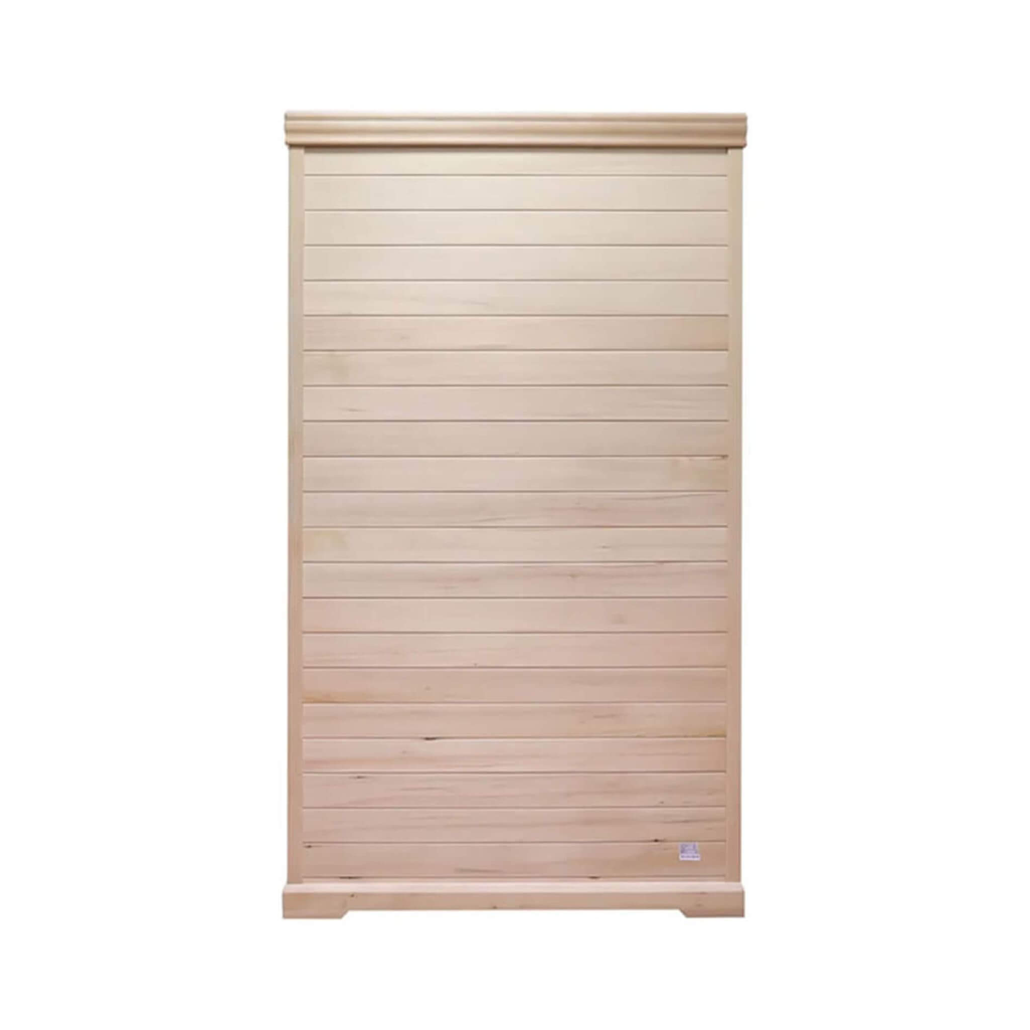 Luxury 2-Person Hemlock Wood FAR Infrared Sauna Room W/ Glass Door, 1750W (SAK81525) - Energize Trek