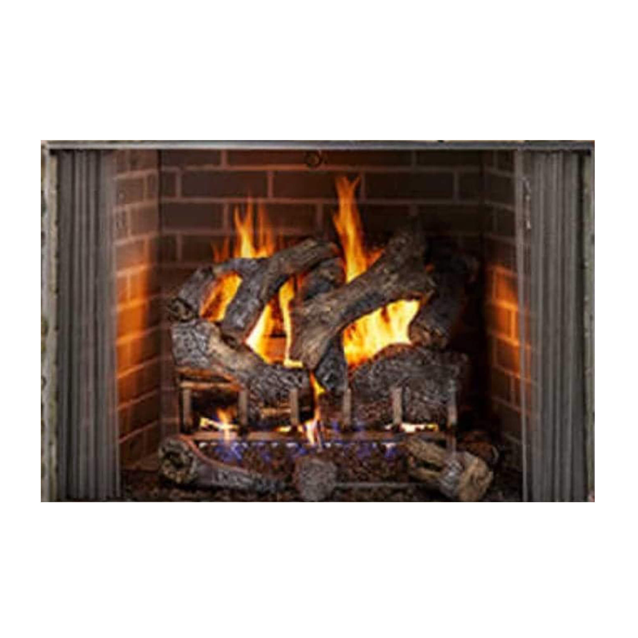 Majestic Cottagewood 42" Gray Refractory Outdoor Wood-Burning Fireplace [ODCTGWD-42/H] (SAK13958) - Energize Trek