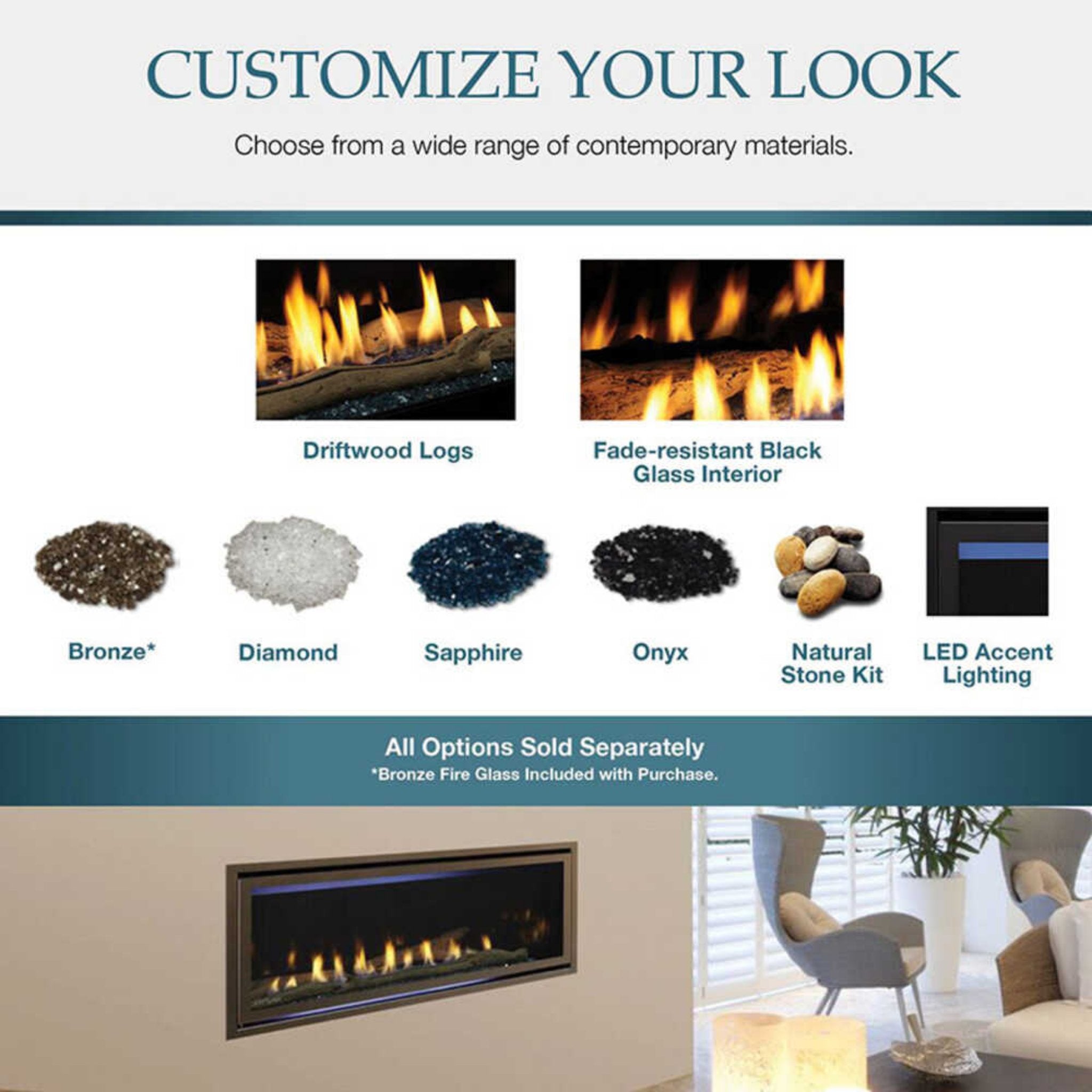 Majestic Jade 42" Direct Vent Fireplace [JADE42IL/IN-B] (SAK15926) - Energize Trek