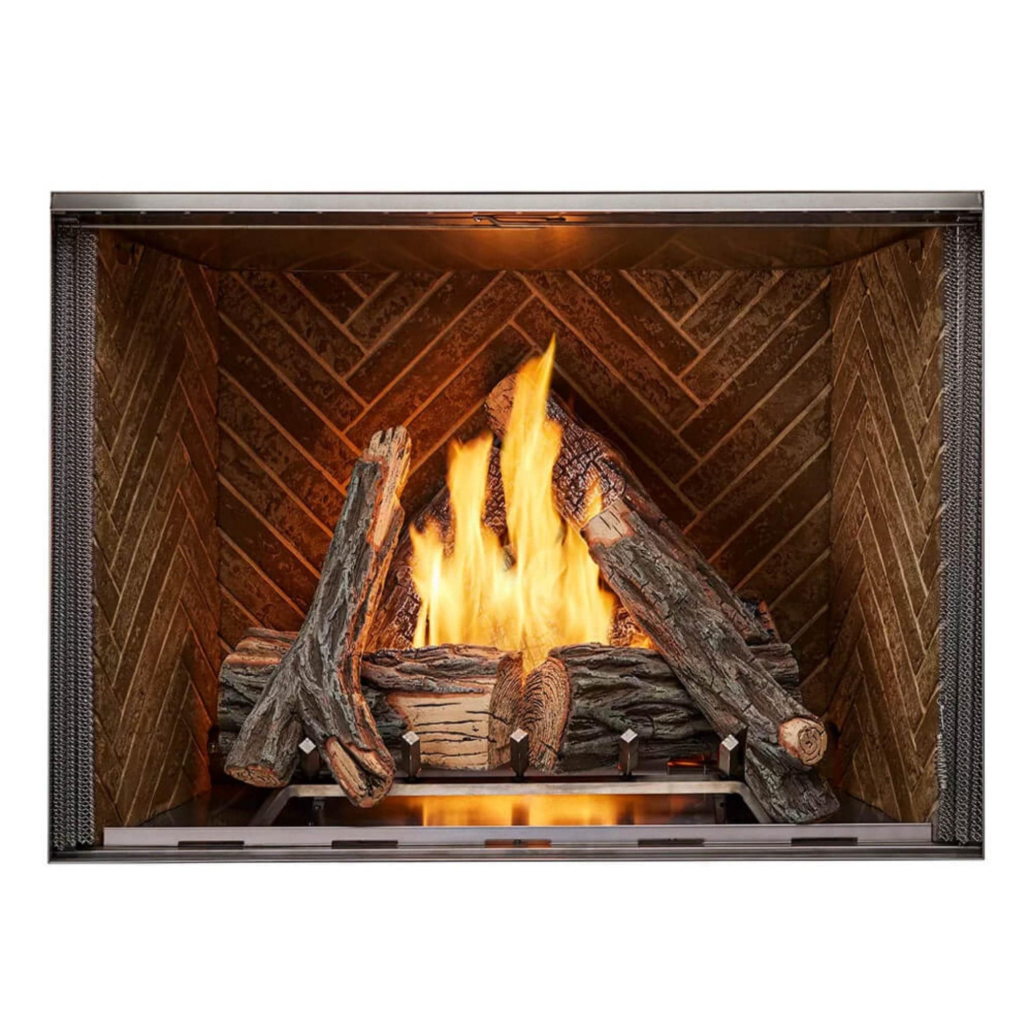 Majestic Courtyard 55K BTU 42" Traditional Outdoor Gas Fireplace With Stacked Concrete Refractory [ODCOUG-42TS] (SAK75312) - Energize Trek