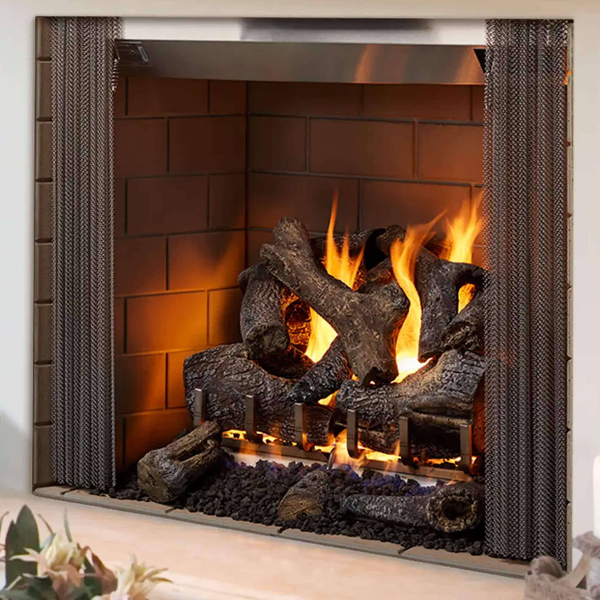 Majestic Castlewood 42" Outdoor Wood Burning Fireplace [ODCASTLEWD-42-B] (SAK32468) - Energize Trek